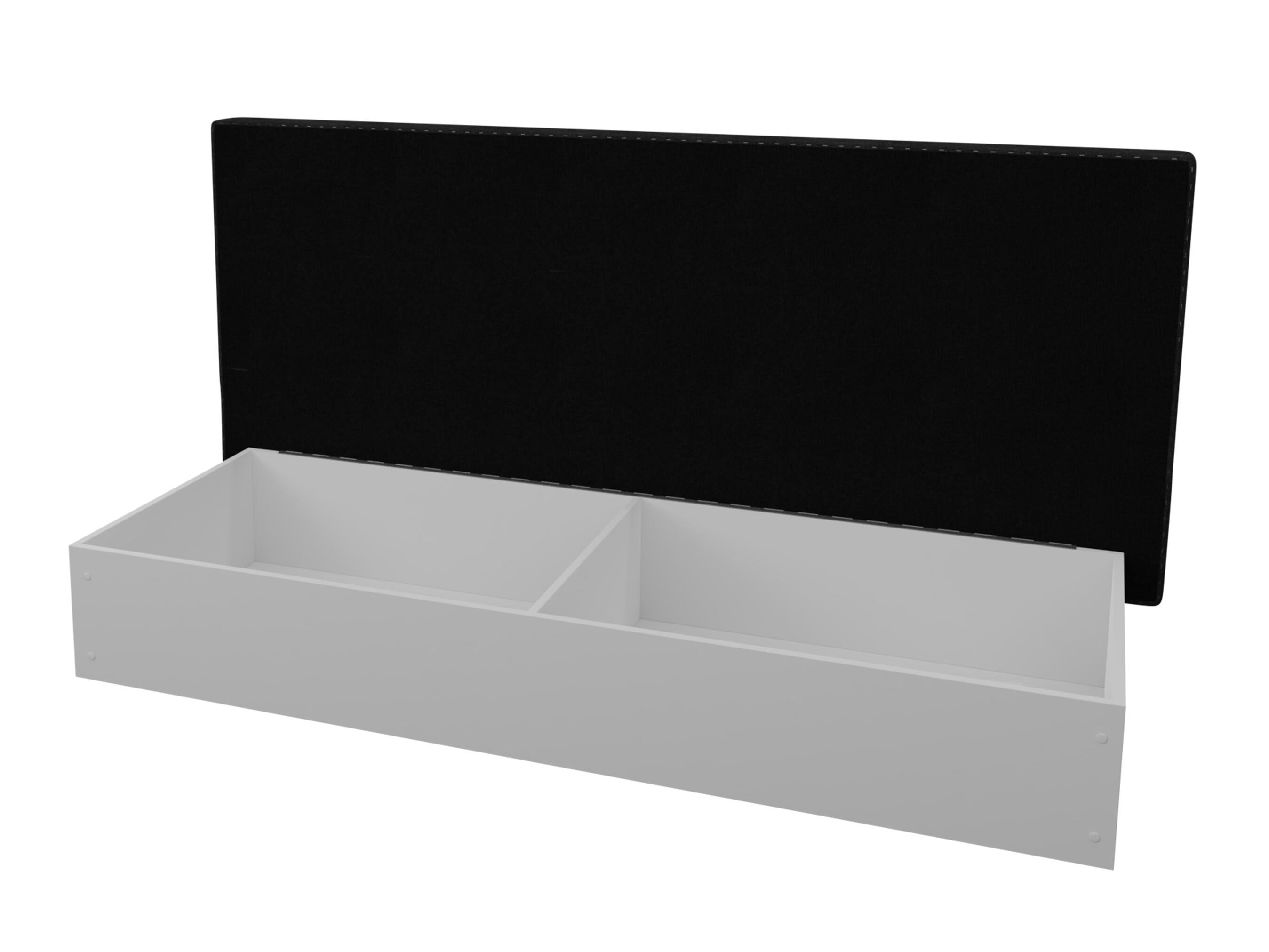 Letto Dover 100 (Cenere scuro)