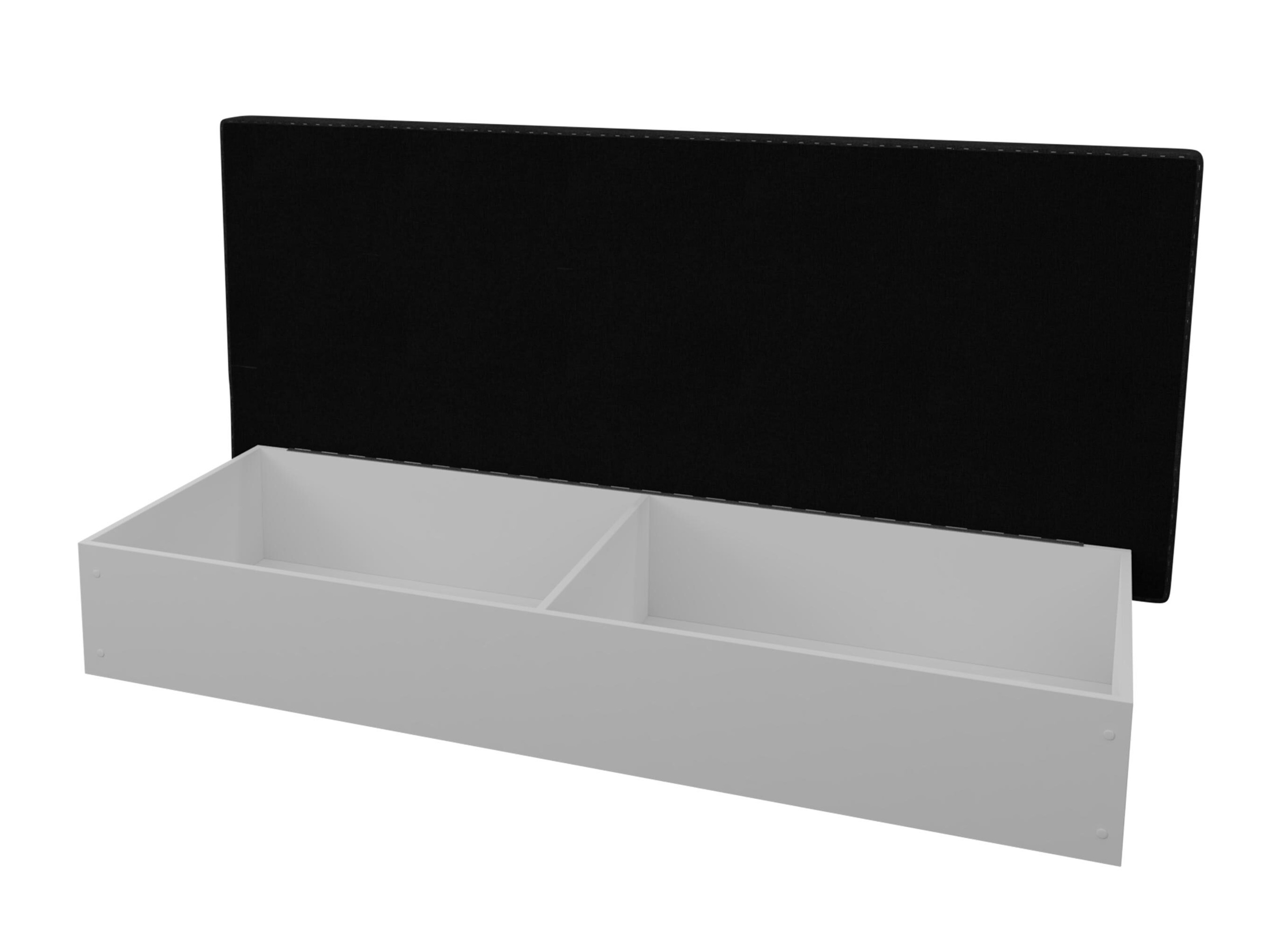 Letto Dover 100 (Cenere scuro)