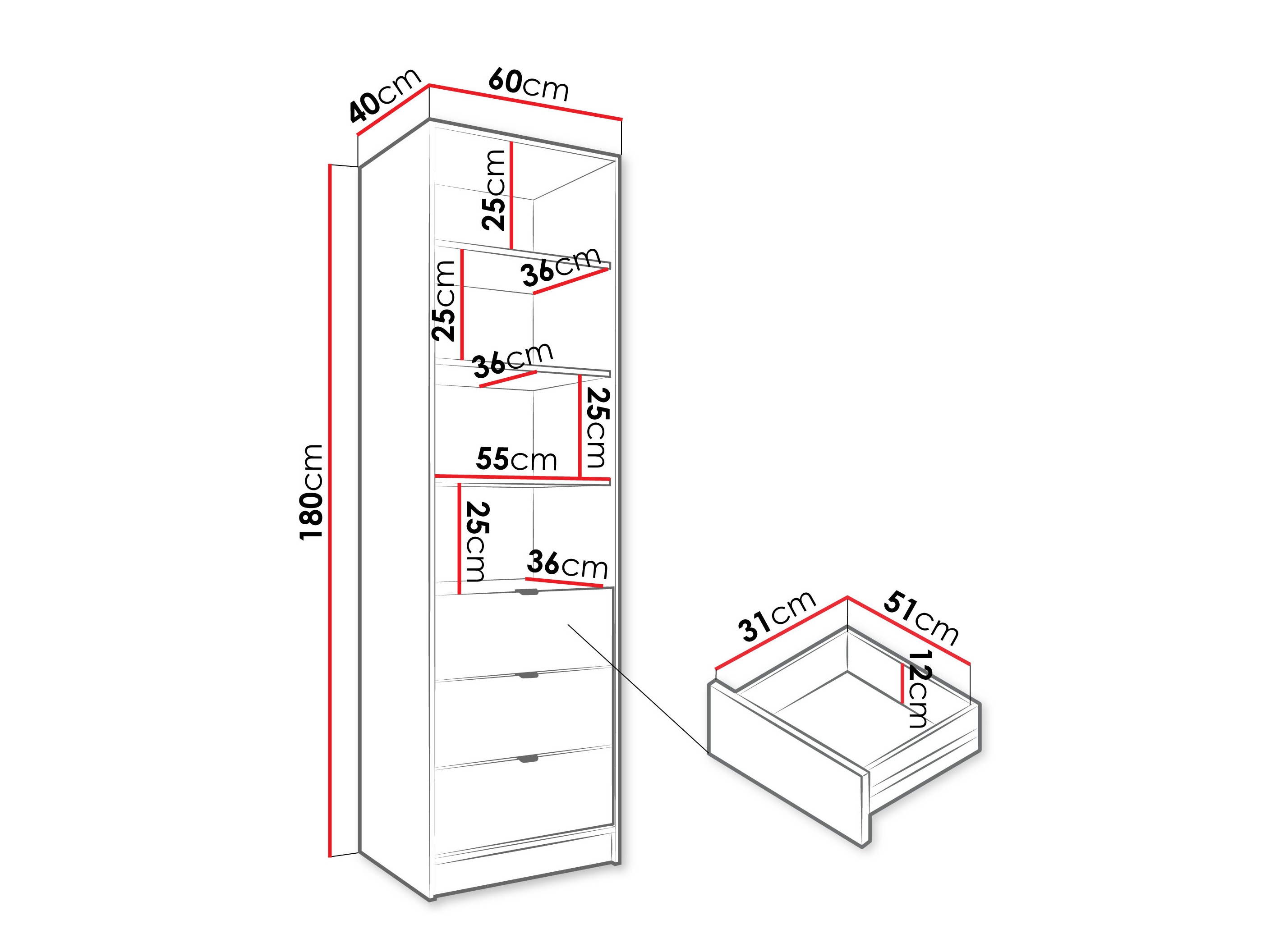 Scaffale Comfivo Papilio (Beige)