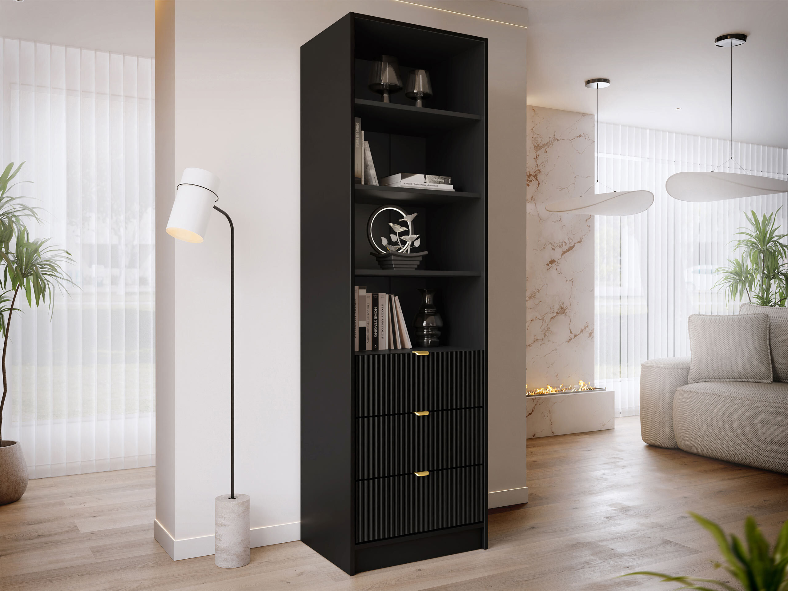 Scaffale Comfivo Papilio (Nero)