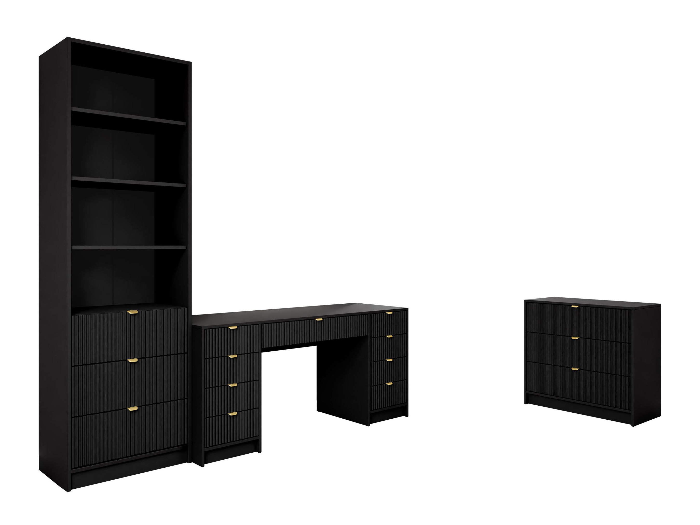 Set ufficio Comfivo Papilio VI (Nero)