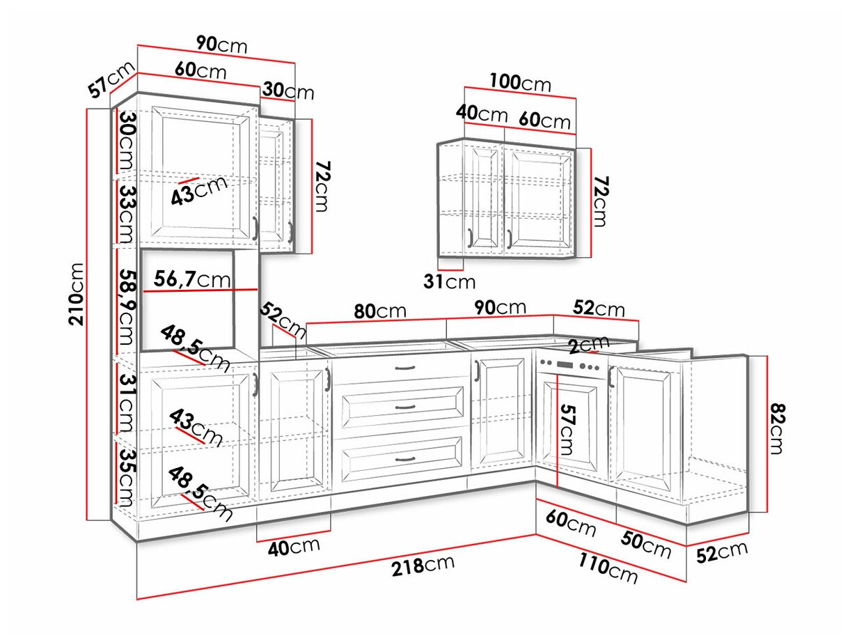 Composizione cucina SL5582