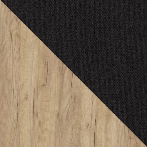 Letto continentale ComfiDream Miraena (Quercia dorata + Soro 100)