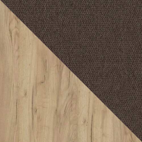 Letto continentale ComfiDream Miraena (Quercia dorata + Soro 28)