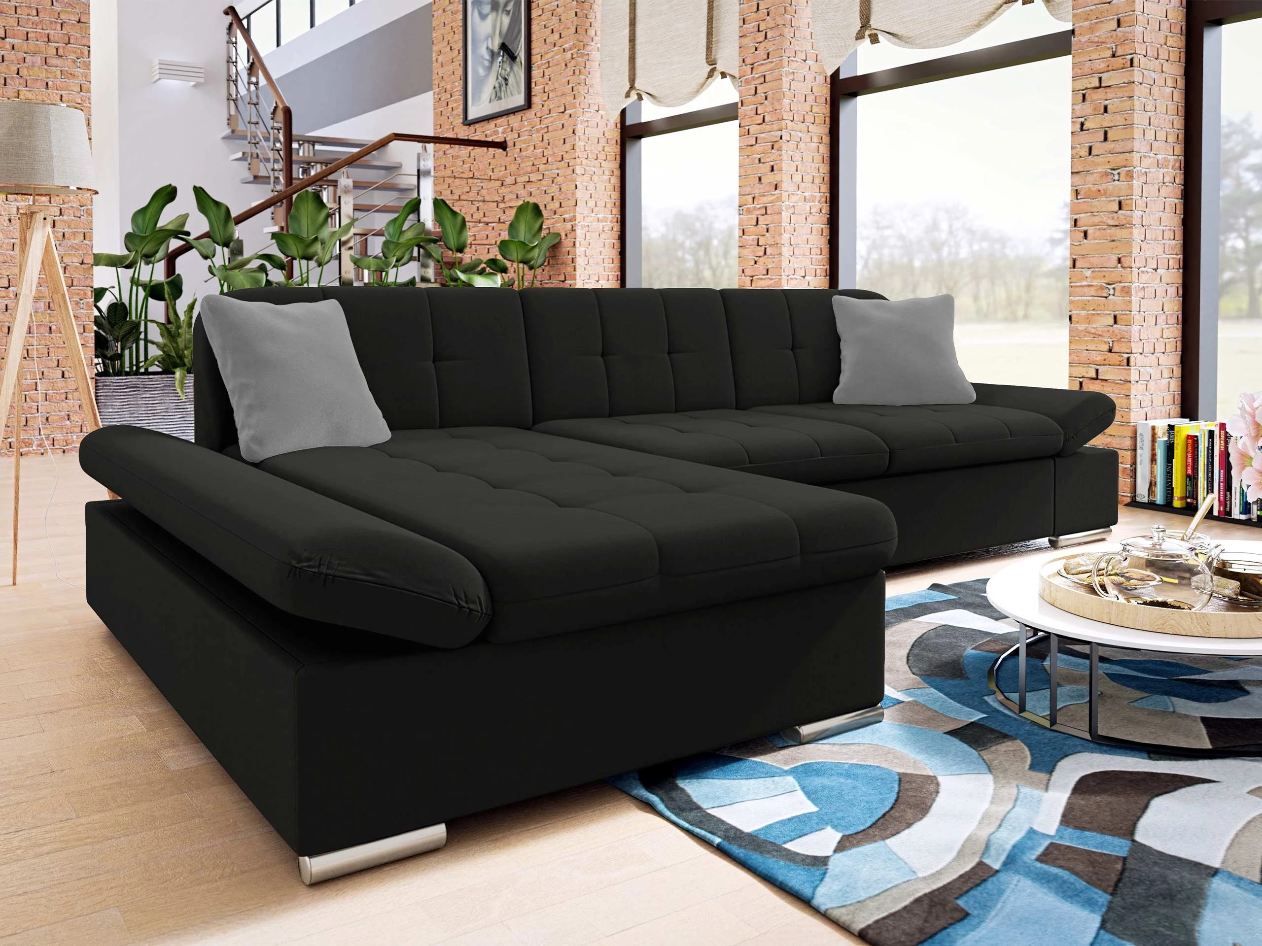 Divano angolare Comfivo Sanitas I (Uttario Velvet 2980 + Uttario Velvet 2972)