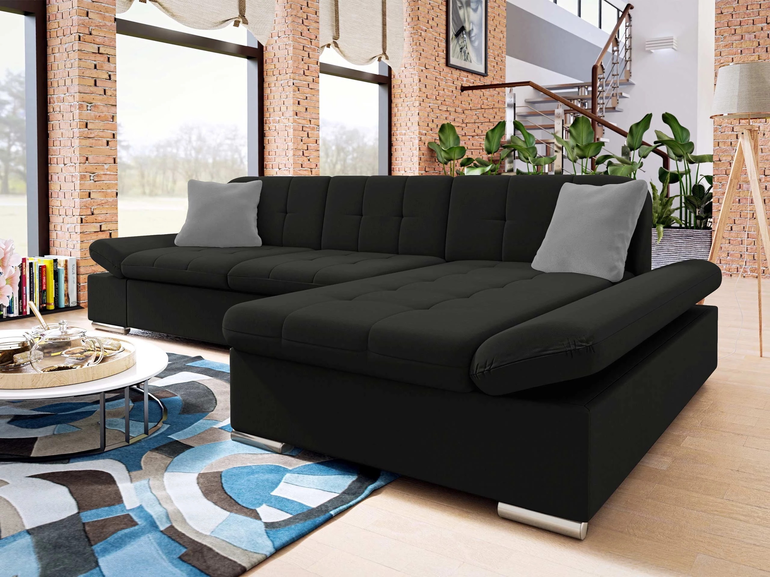 Divano angolare Comfivo Sanitas I (Uttario Velvet 2980 + Uttario Velvet 2972)