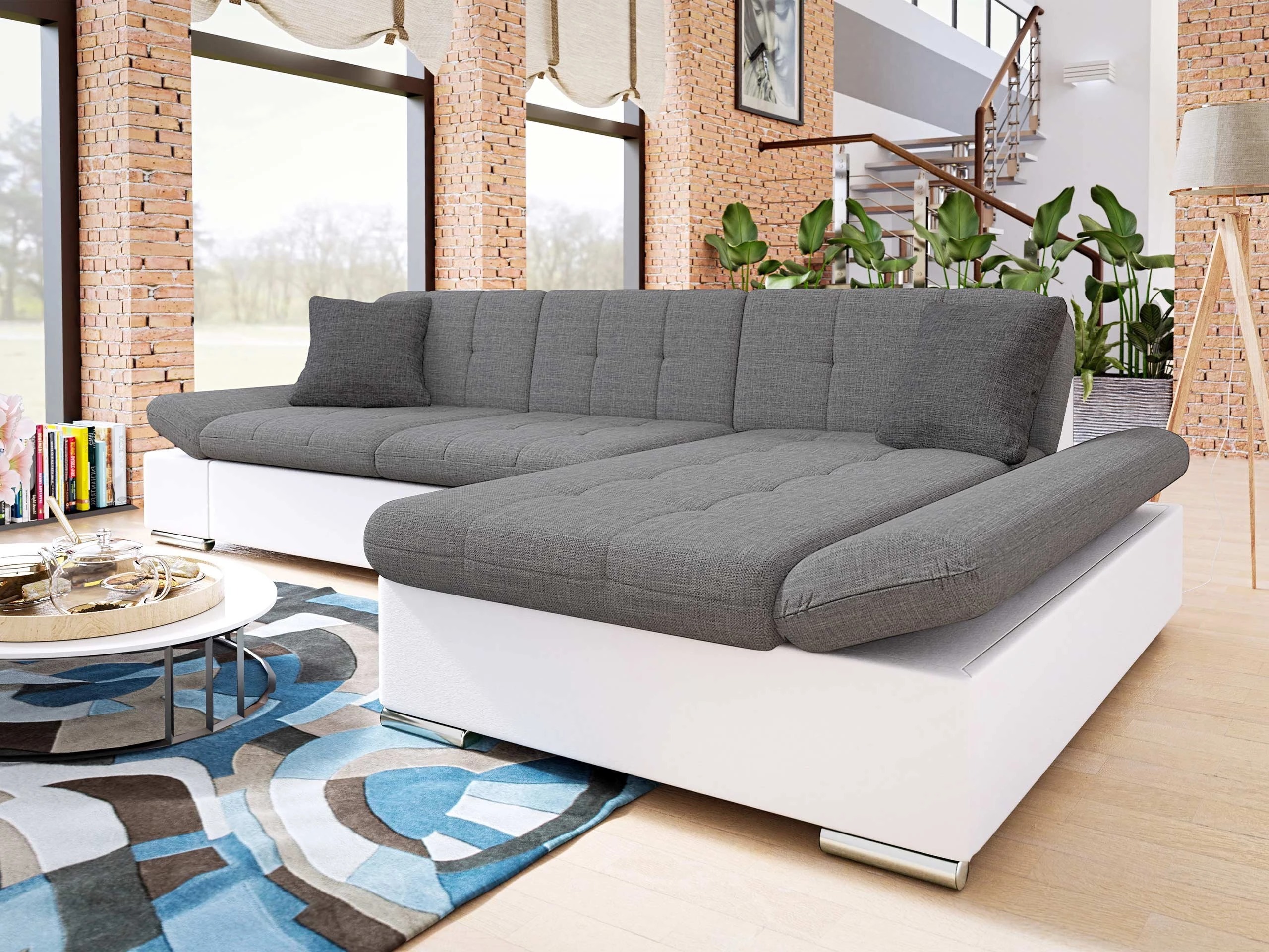 Divano angolare Comfivo Serenitas (Soft 017 + Lux 05 + Lux 06)