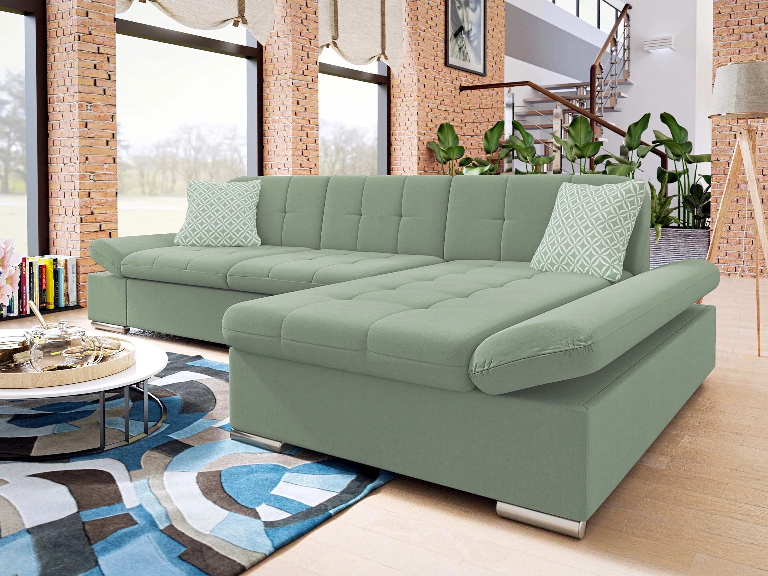 Divano angolare Comfivo Serenitas (Uttario Velvet 2954 + Evo 29)