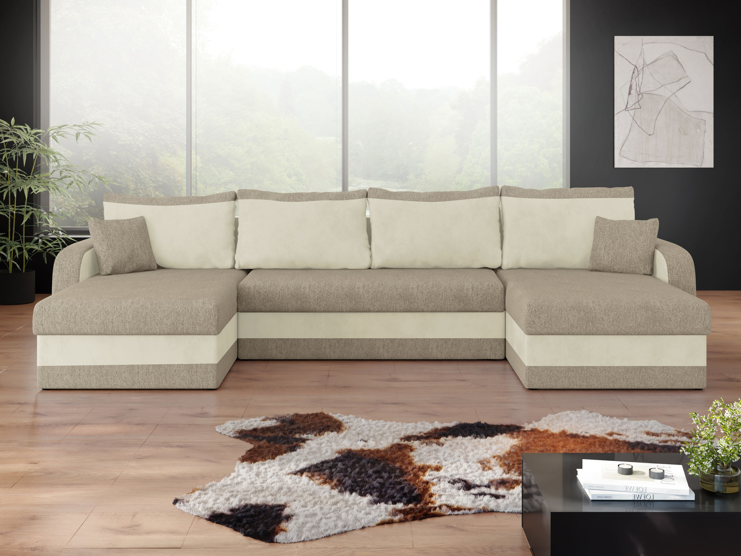 Divano angolare Comfivo Melissa III (Matana 17 + Polo 872)