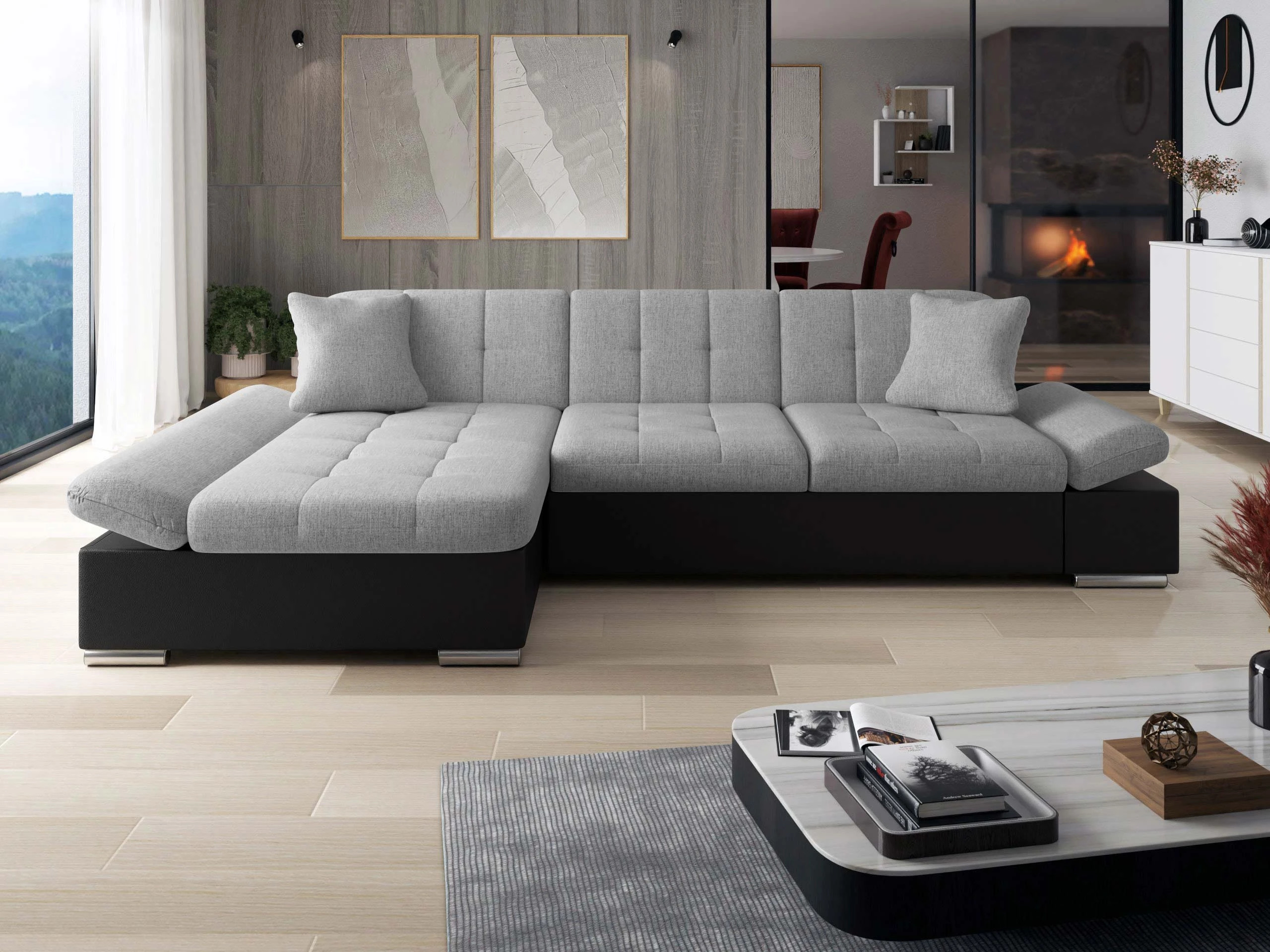Divano angolare Comfivo Serenitas (Soft 011 + Soul 17)