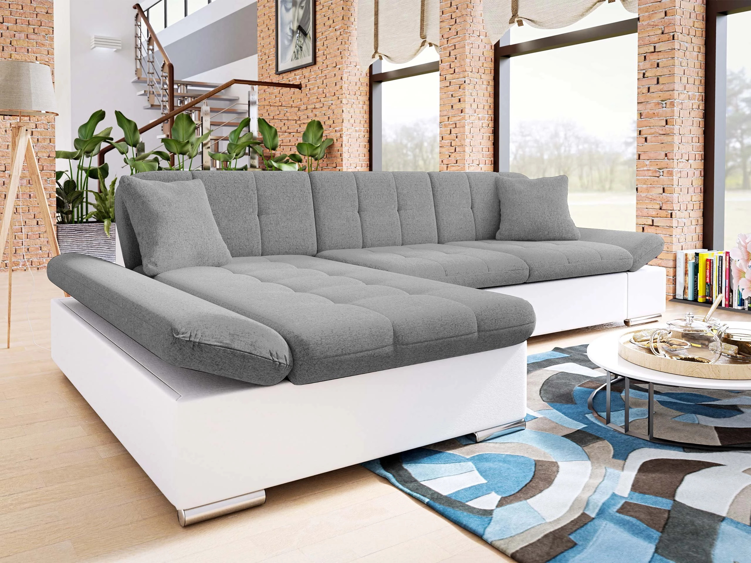 Divano angolare Comfivo Serenitas (Soft 017 + Soul 17)