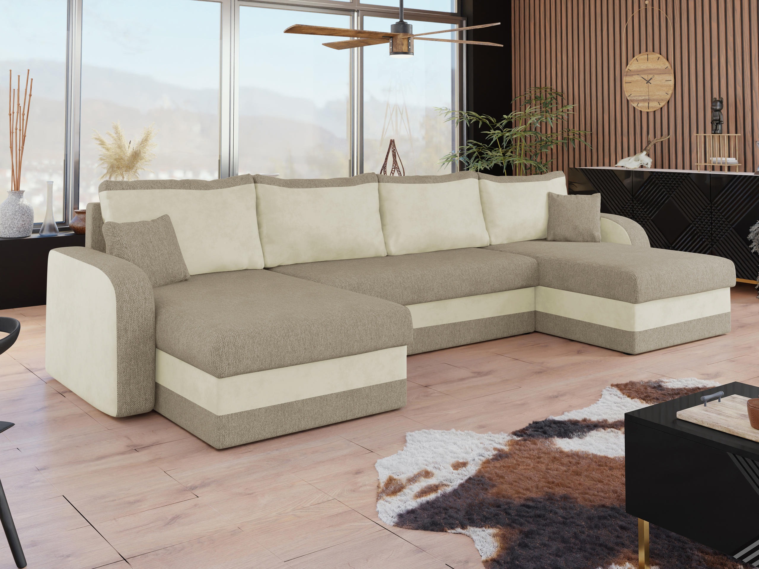 Divano angolare Comfivo Melissa III (Matana 17 + Polo 872)