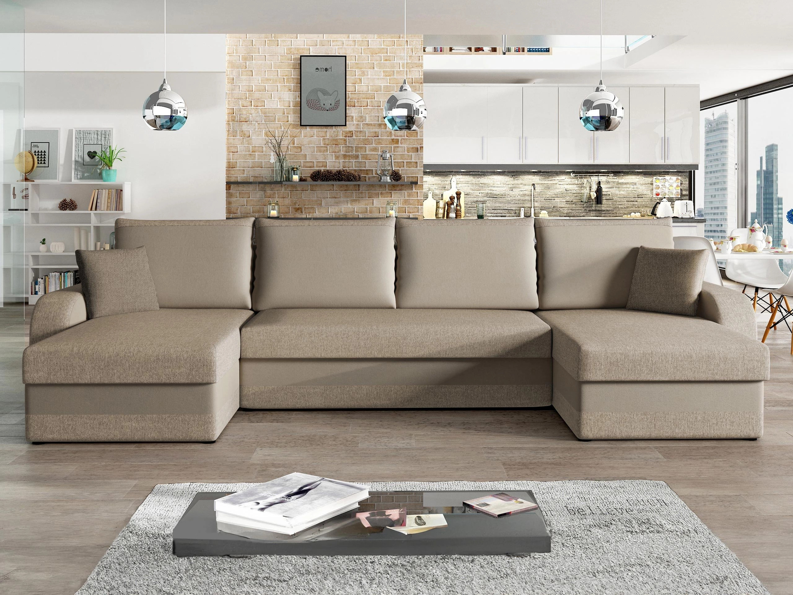 Divano angolare Comfivo Melissa III (Tatum 272 + Uttario Velvet 2979)