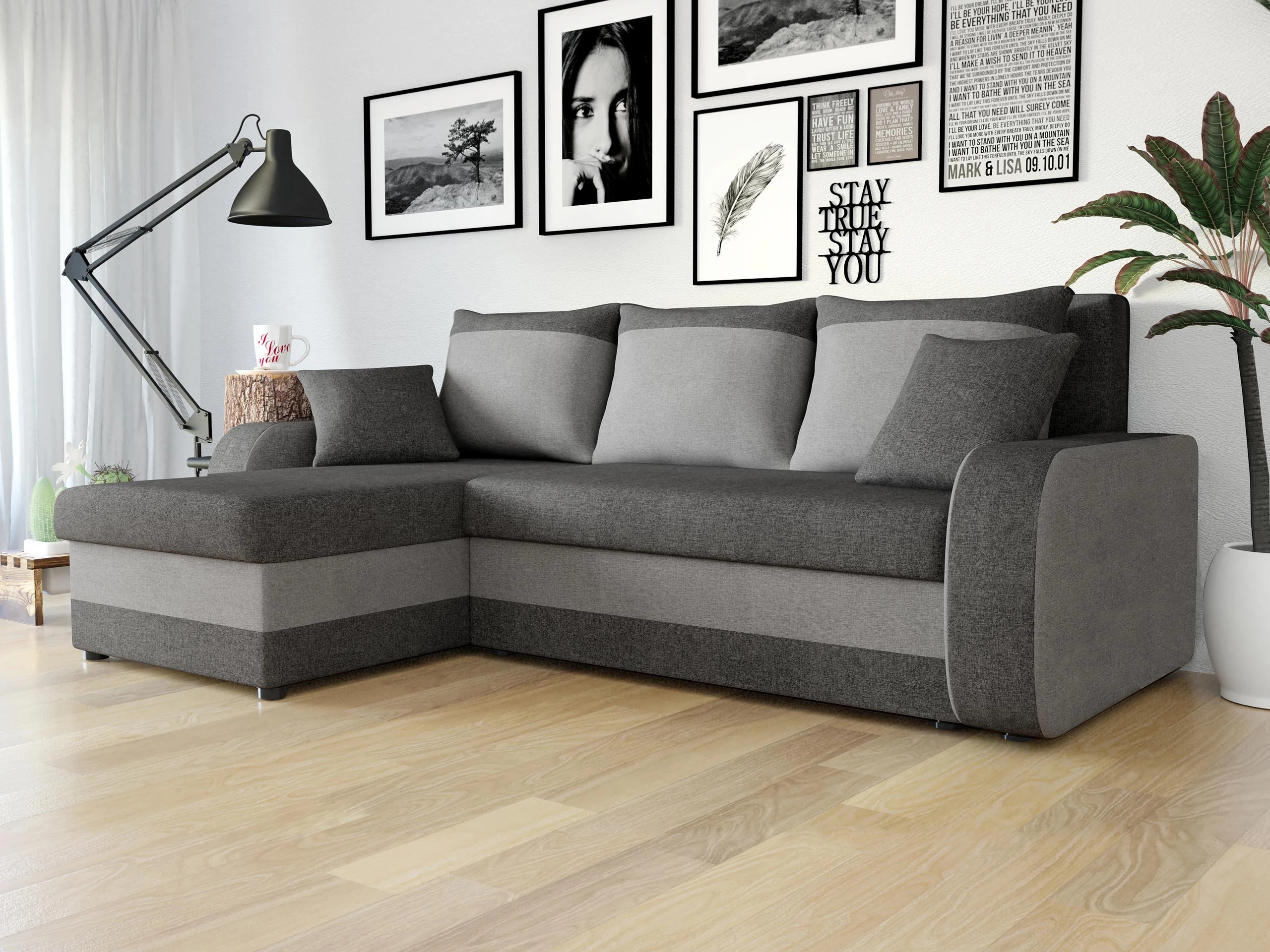 Divano angolare Comfivo Melissa (Lux 06 + Lux 05)