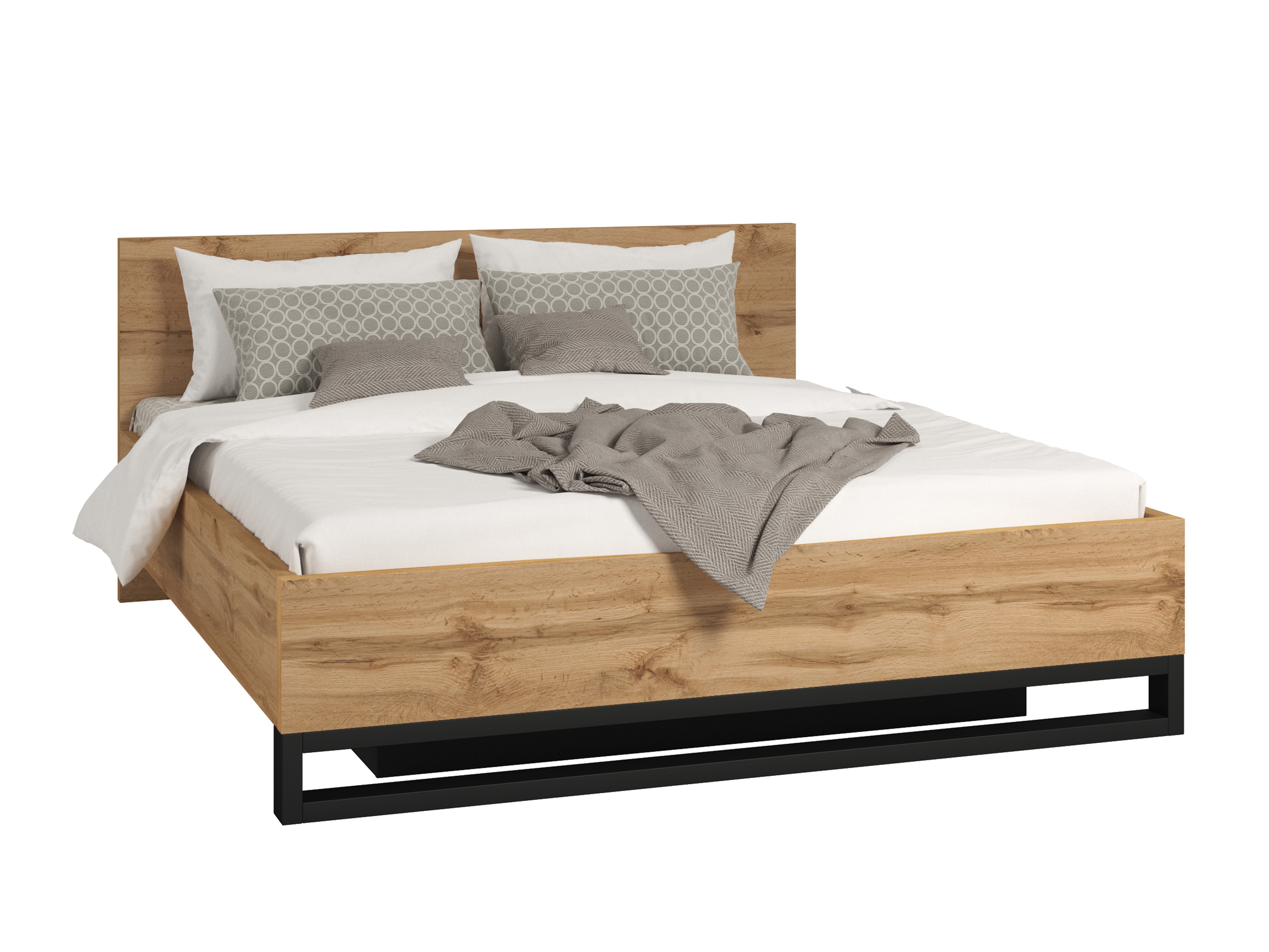 Letto Avicavu 118 (Quercia di Wotan + Nero)