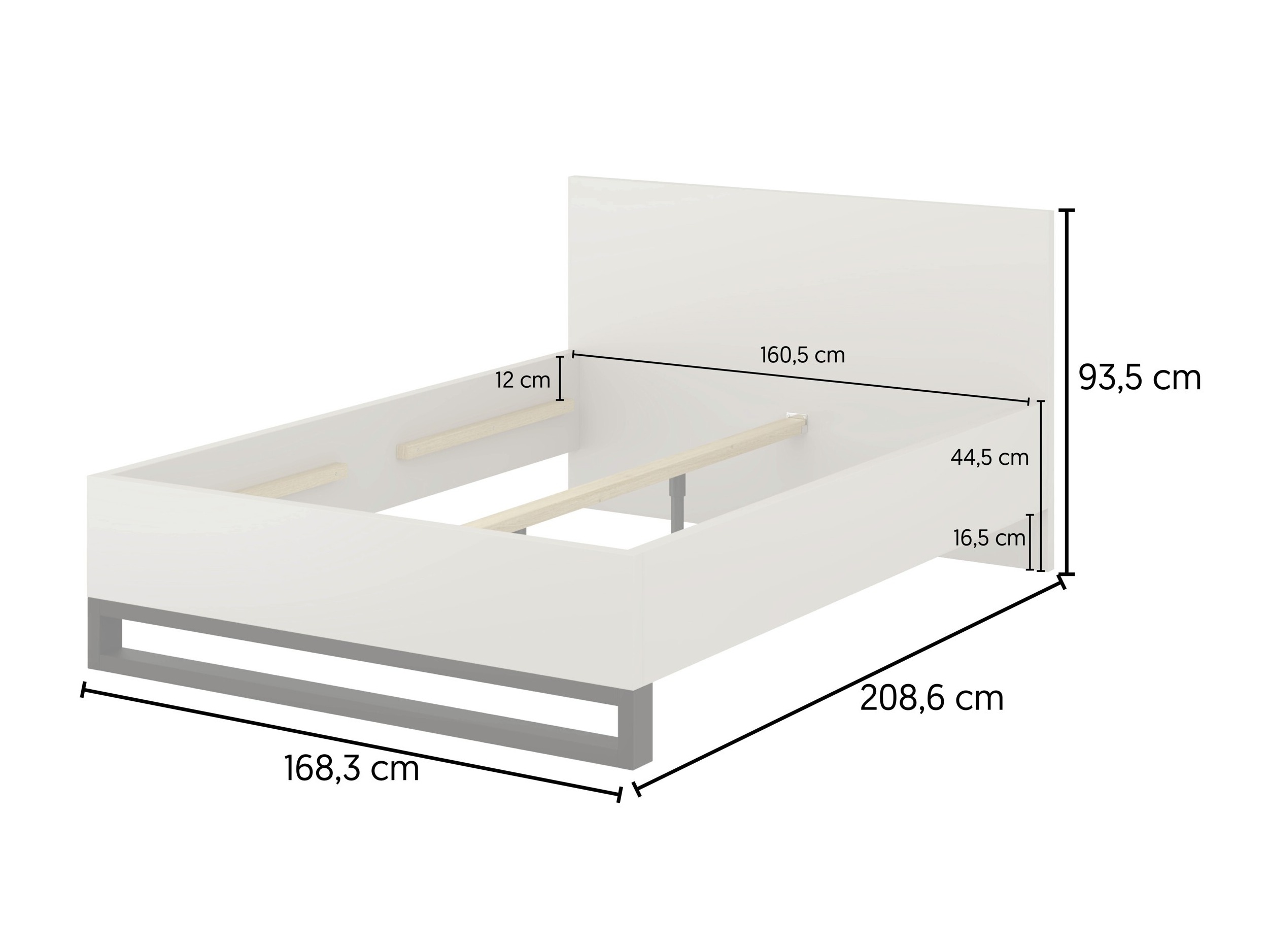Letto Avicavu 118 (Quercia di Wotan + Nero)