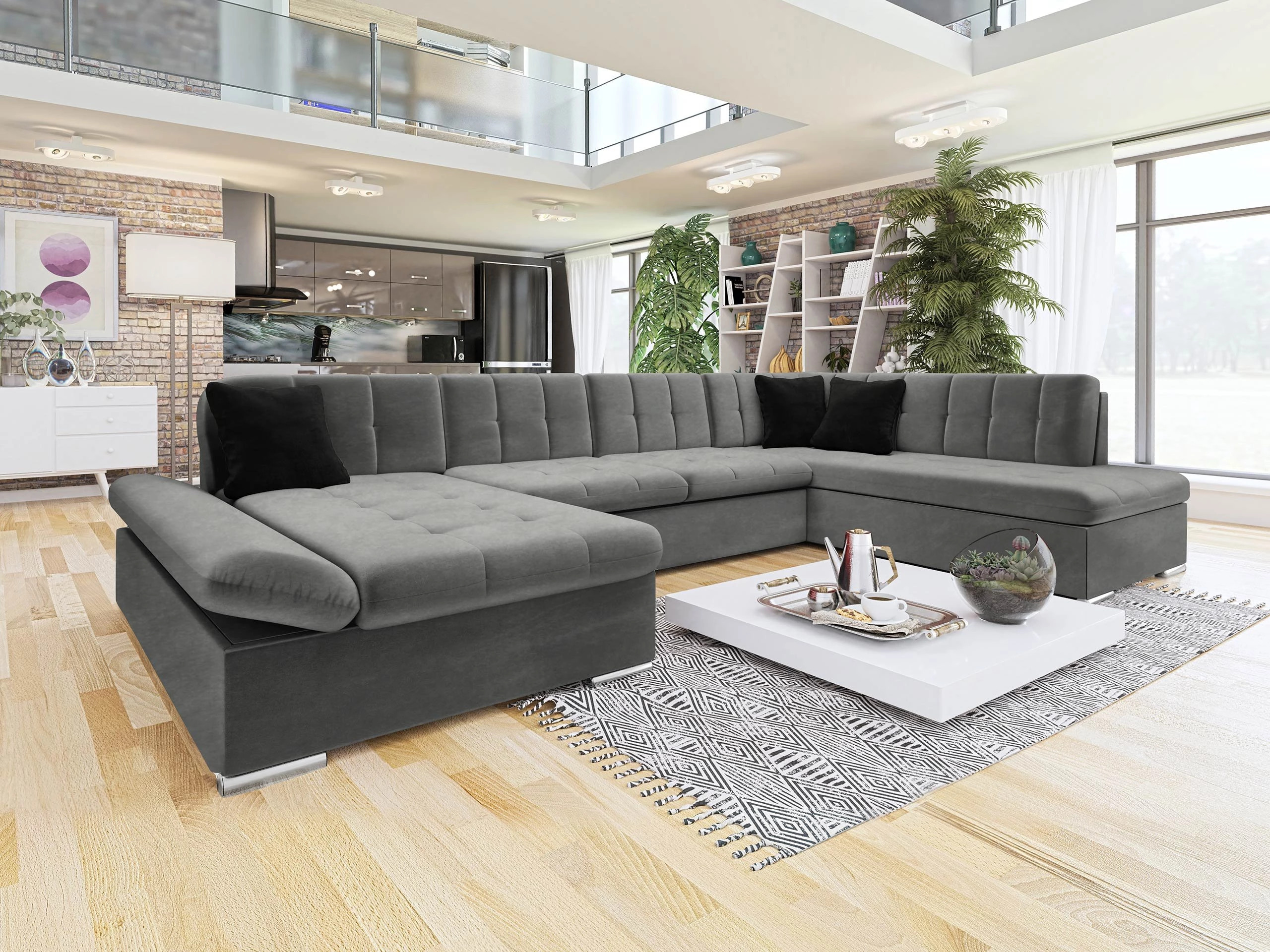 Divano angolare Comfivo Tilia I (Magic Velvet 2217 + Magic Velvet 2219)