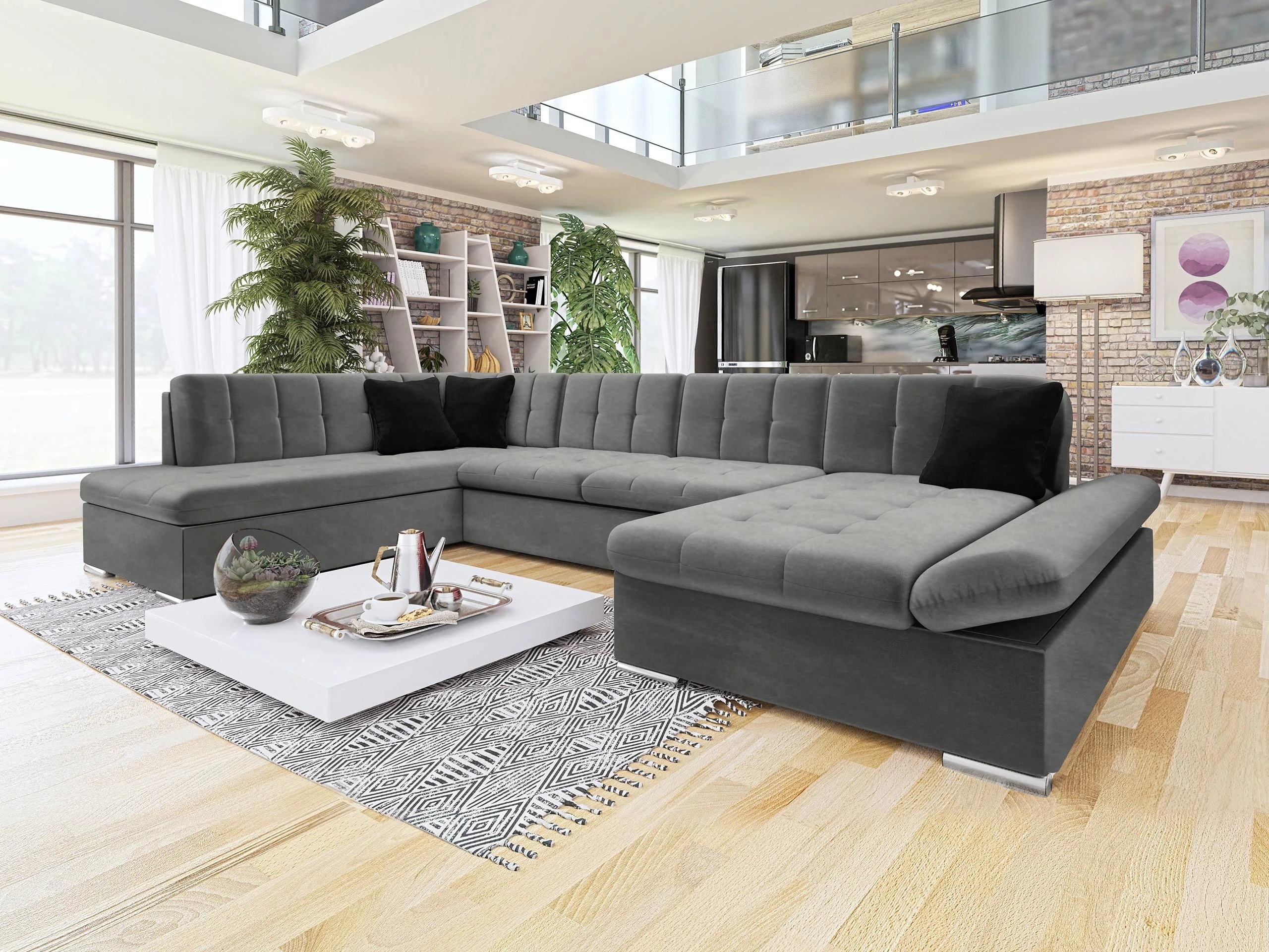 Divano angolare Comfivo Tilia I (Magic Velvet 2217 + Magic Velvet 2219)
