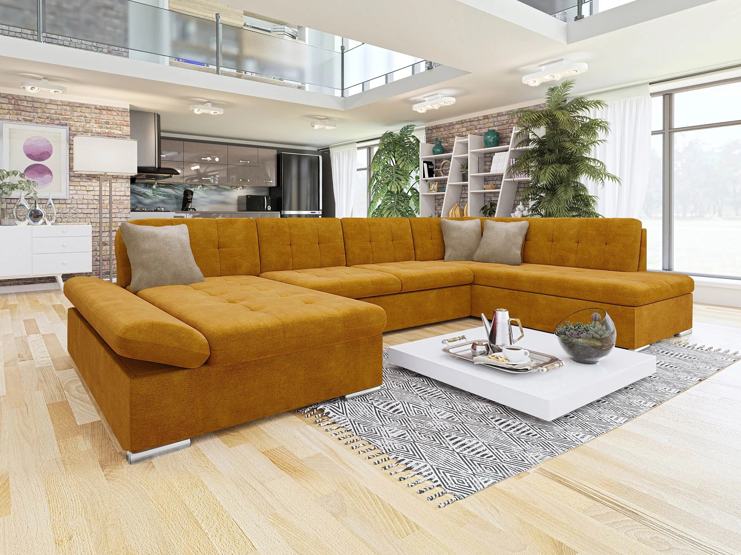 Divano angolare Comfivo Tilia I (Wave 05 + Wave 02)