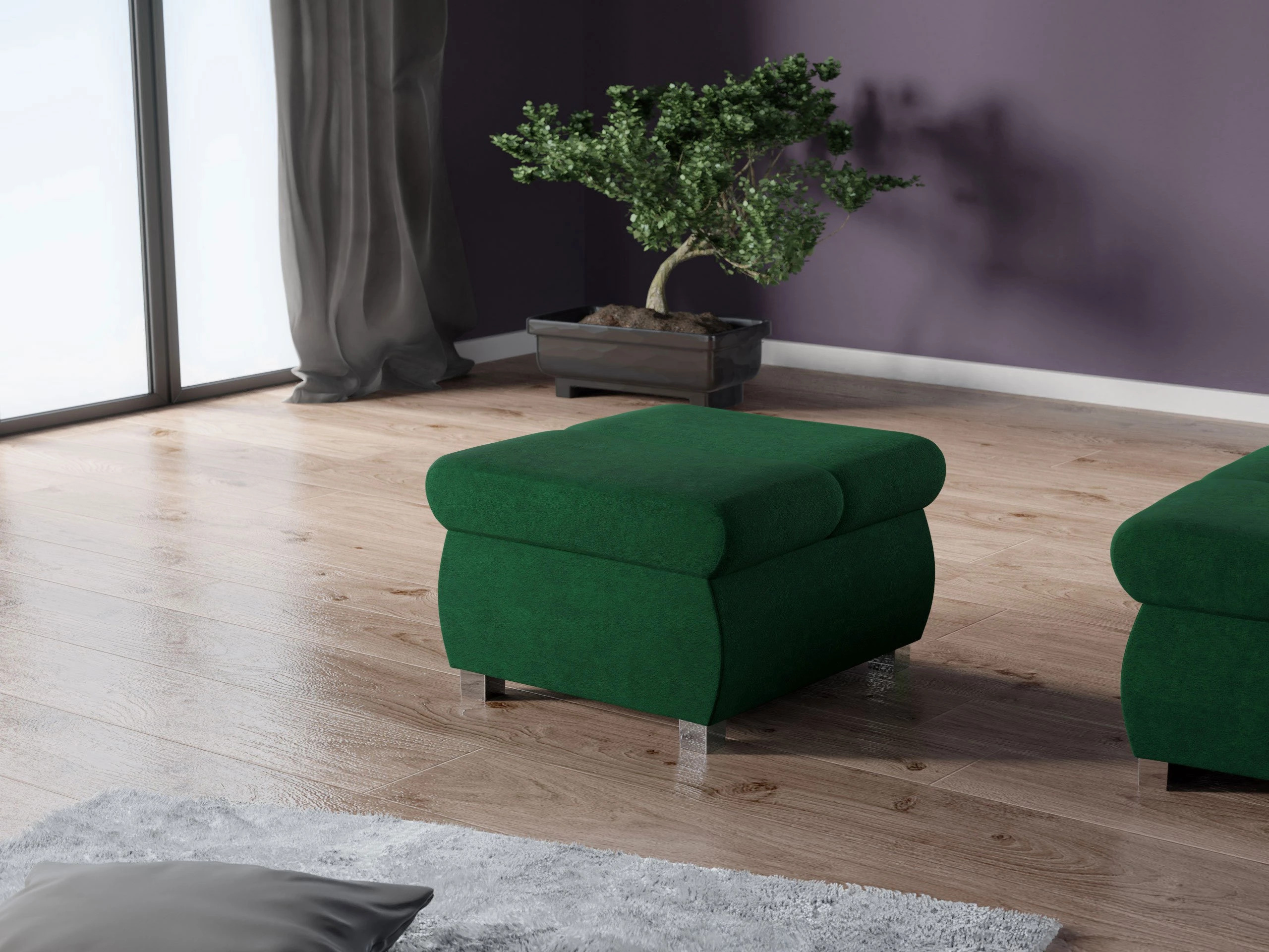 Pouf Comfivo Olivetum (Uttario Velvet 2951)