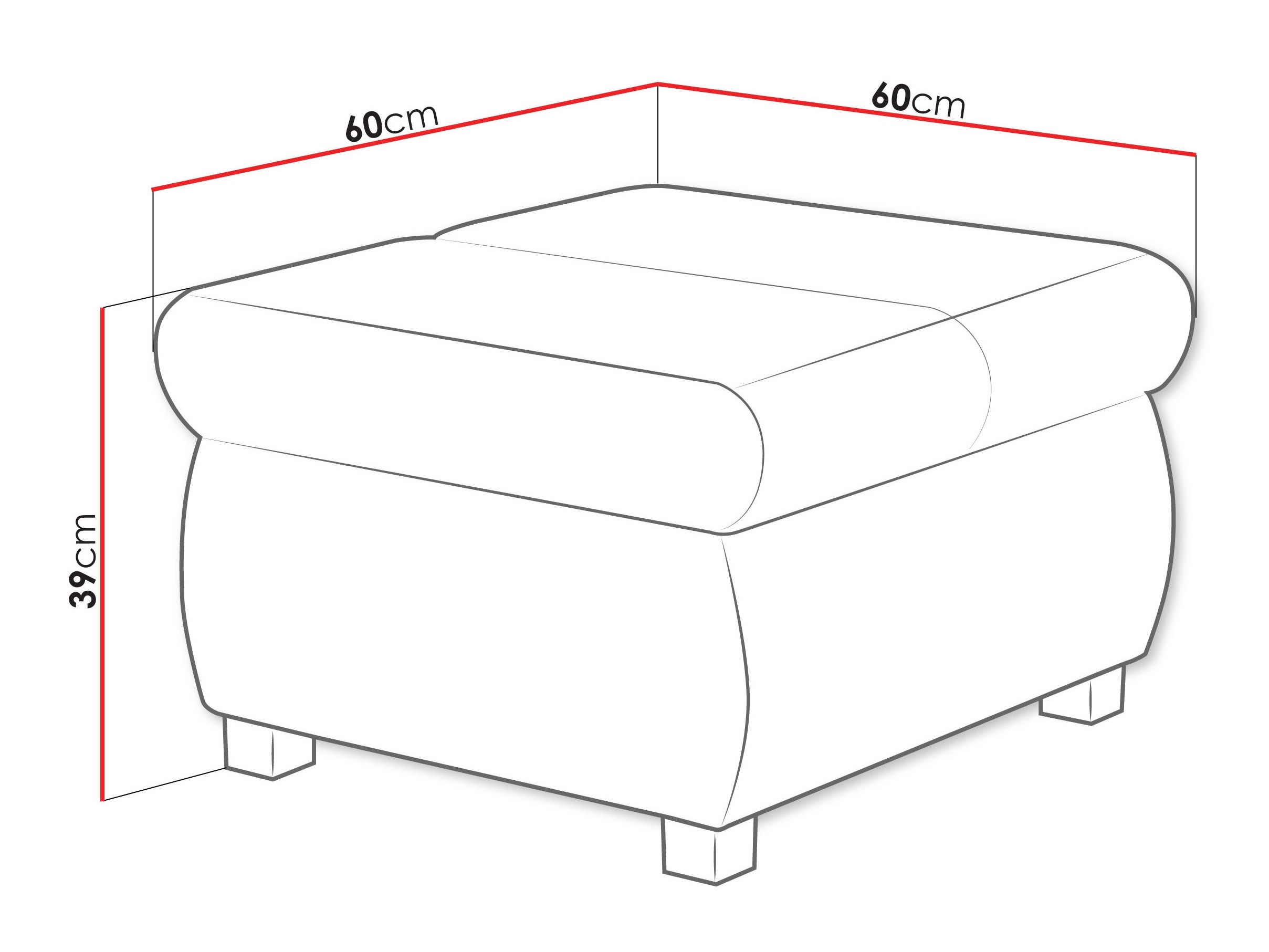 Pouf Comfivo Olivetum (Wave 05)