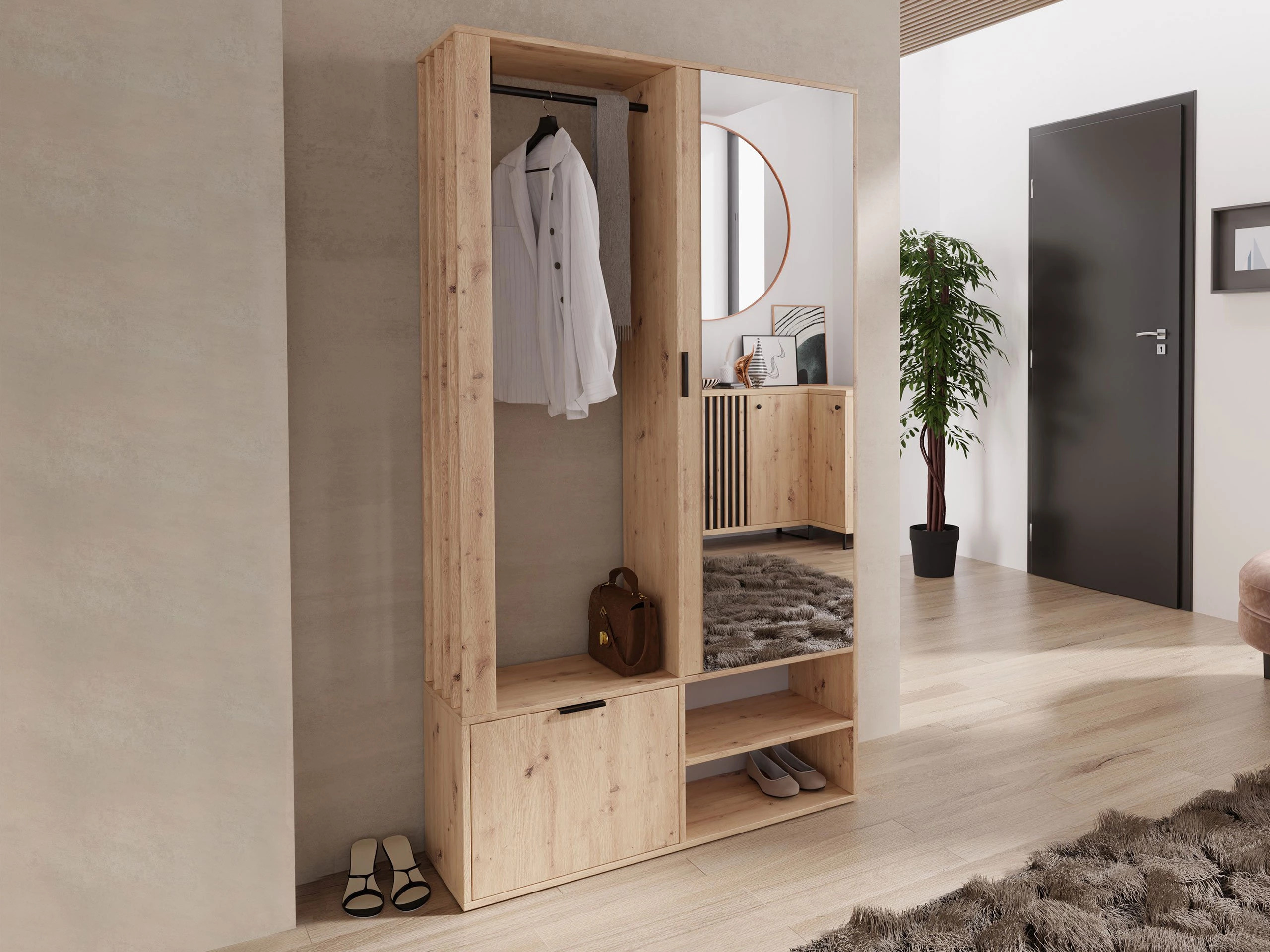 Set arredo da corridoio Vinea (Rovere Artisan)