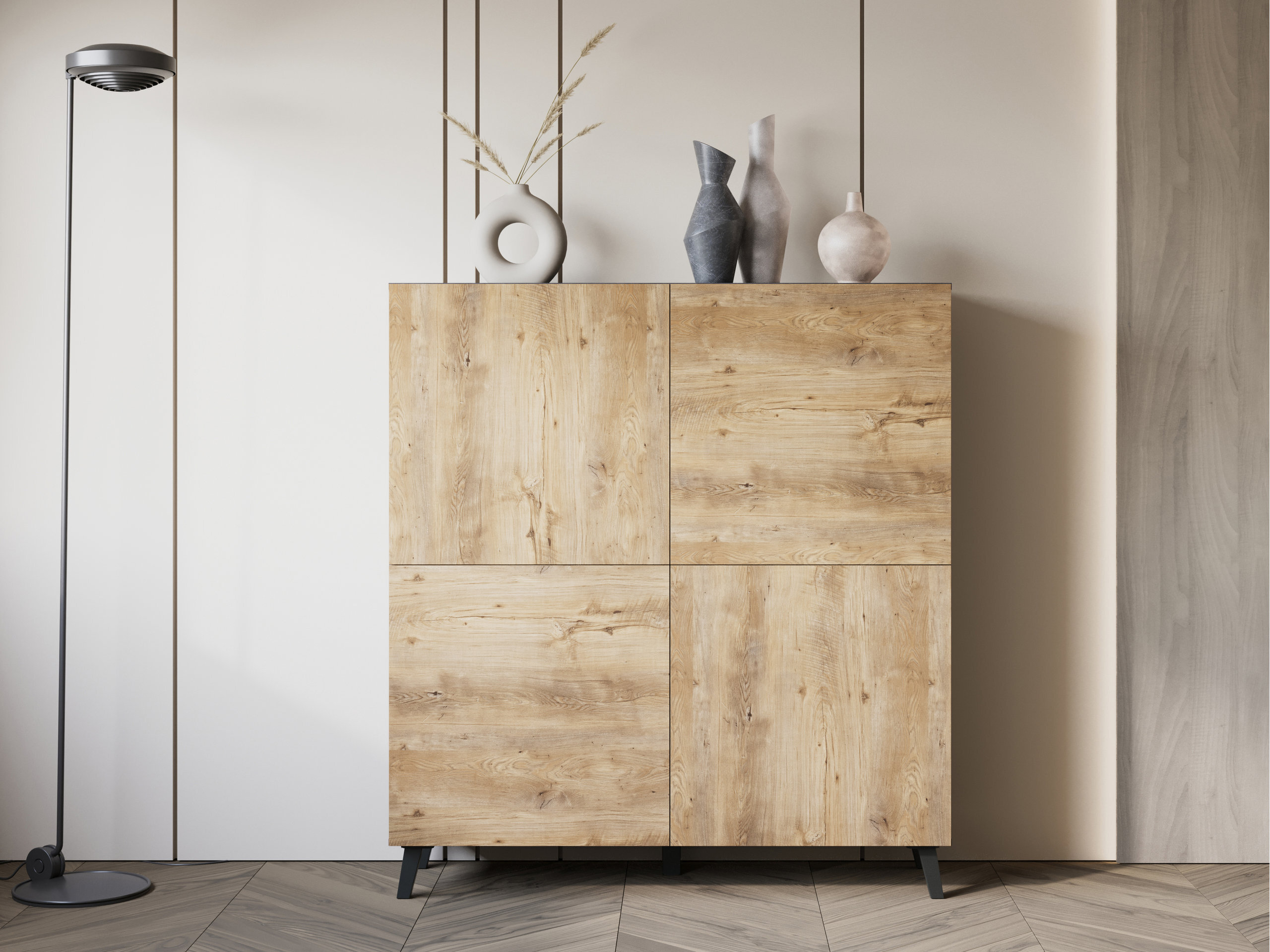 Madia Levtive 100 (Matera grigio + Castagna)