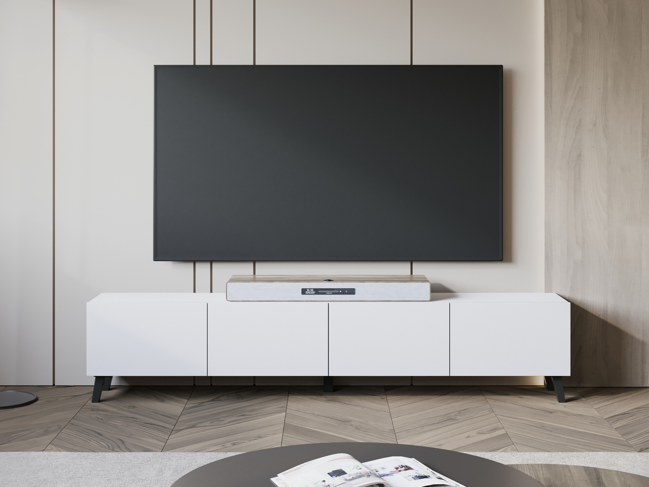 Mobile porta TV Levtive 101 (Bianco)