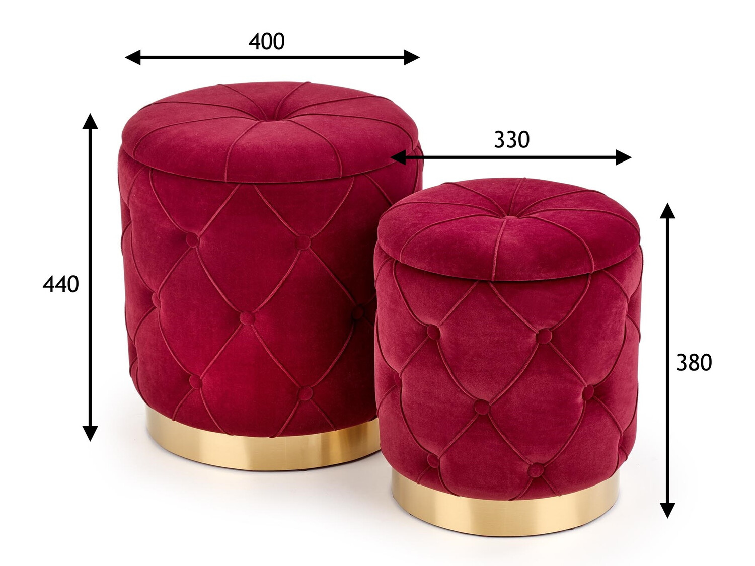 Set di pouf SL5611