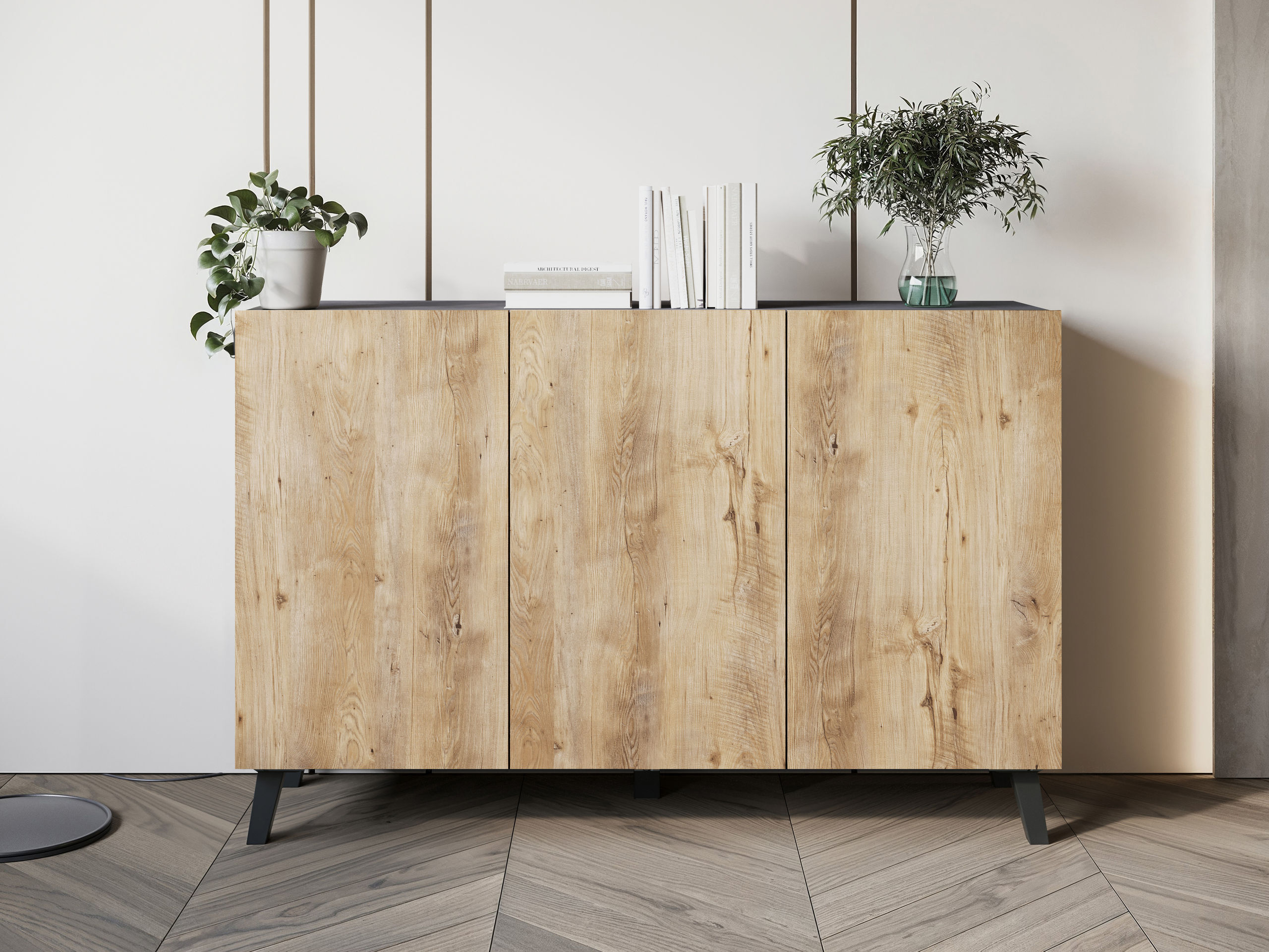 Madia Levtive 102 (Matera grigio + Castagna)