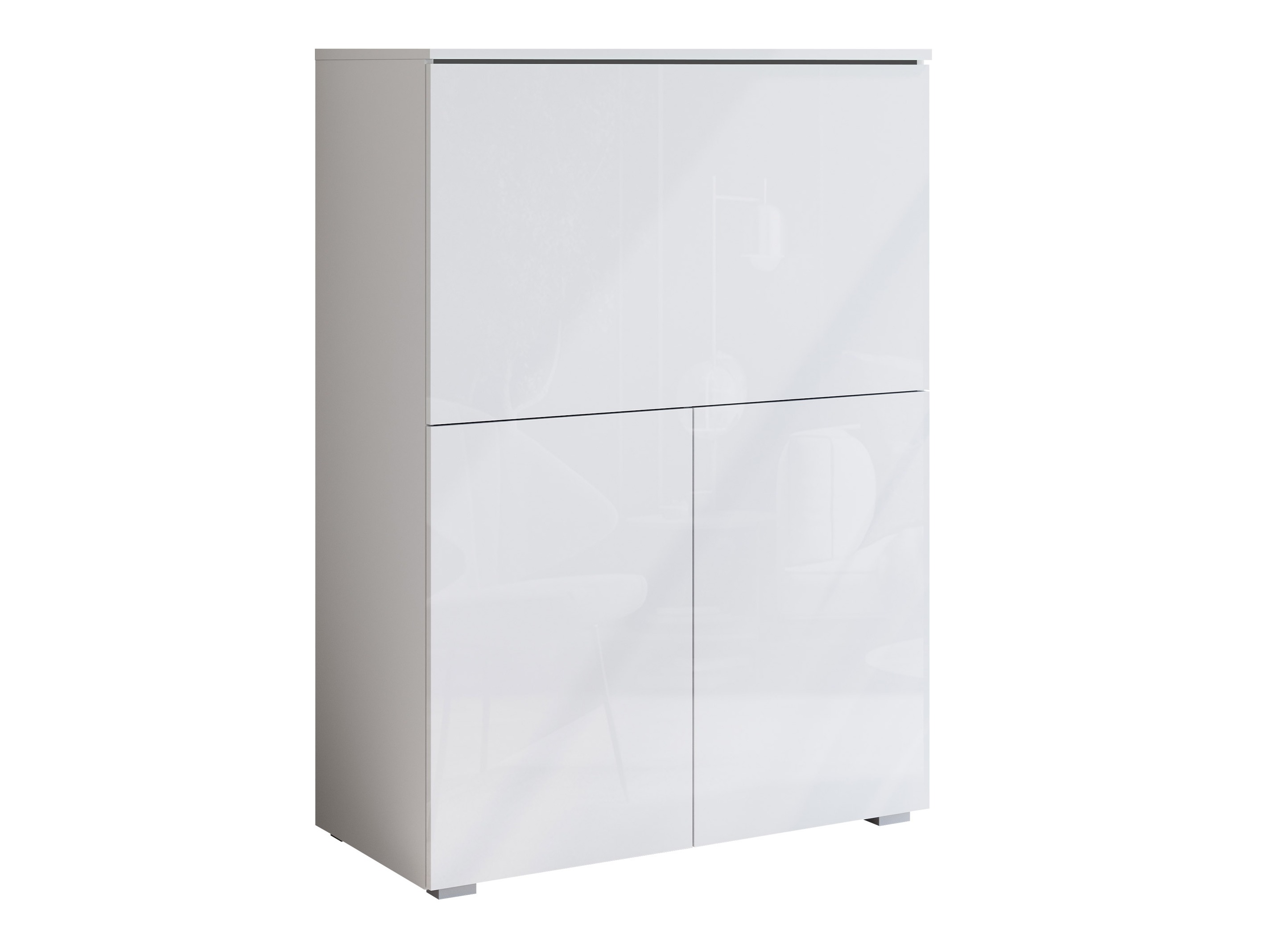 Madia Mirfivo 107 (Bianco + Bianco lucido)