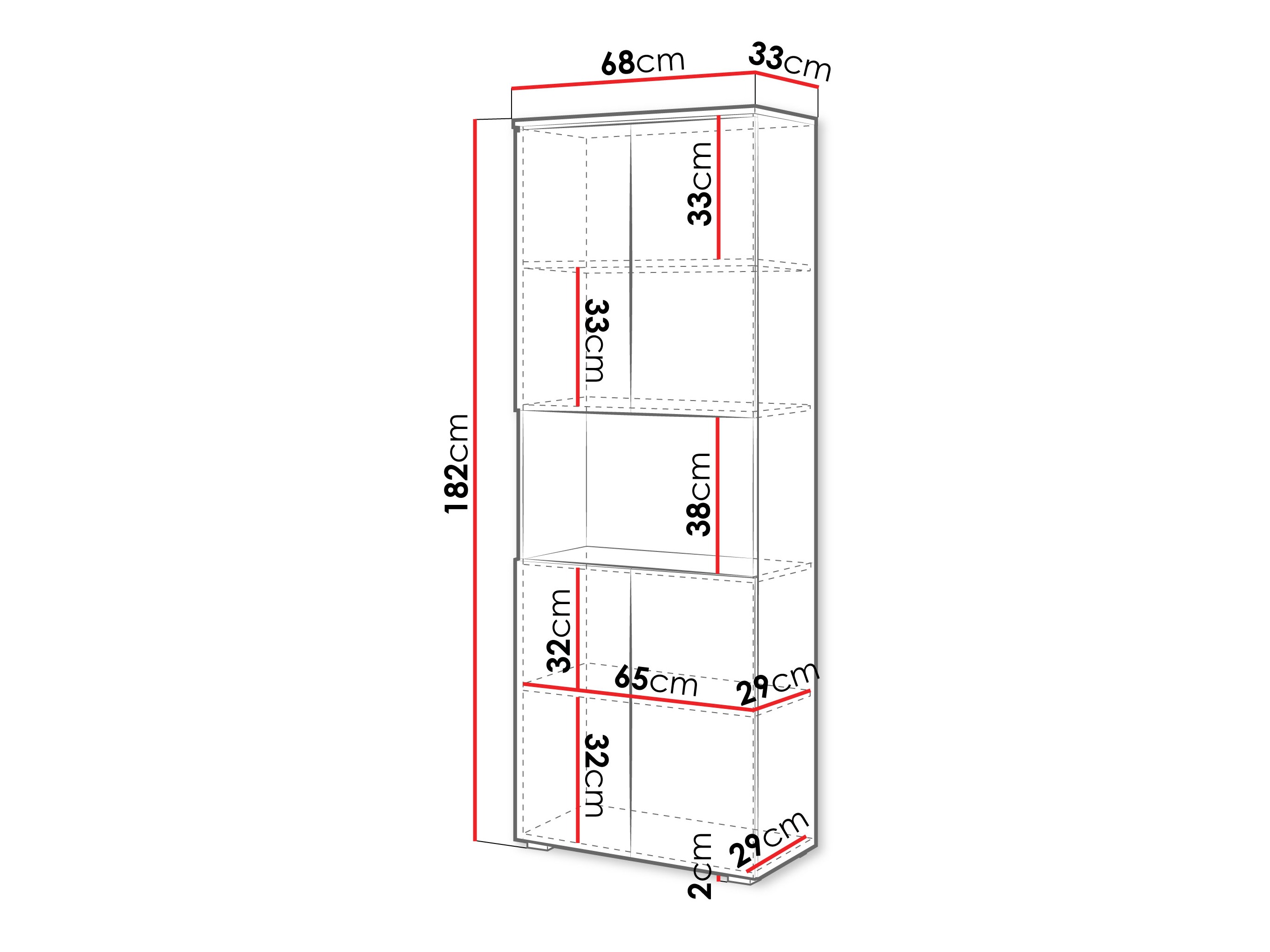 Scaffale Mirfivo 106 (Cachemire)