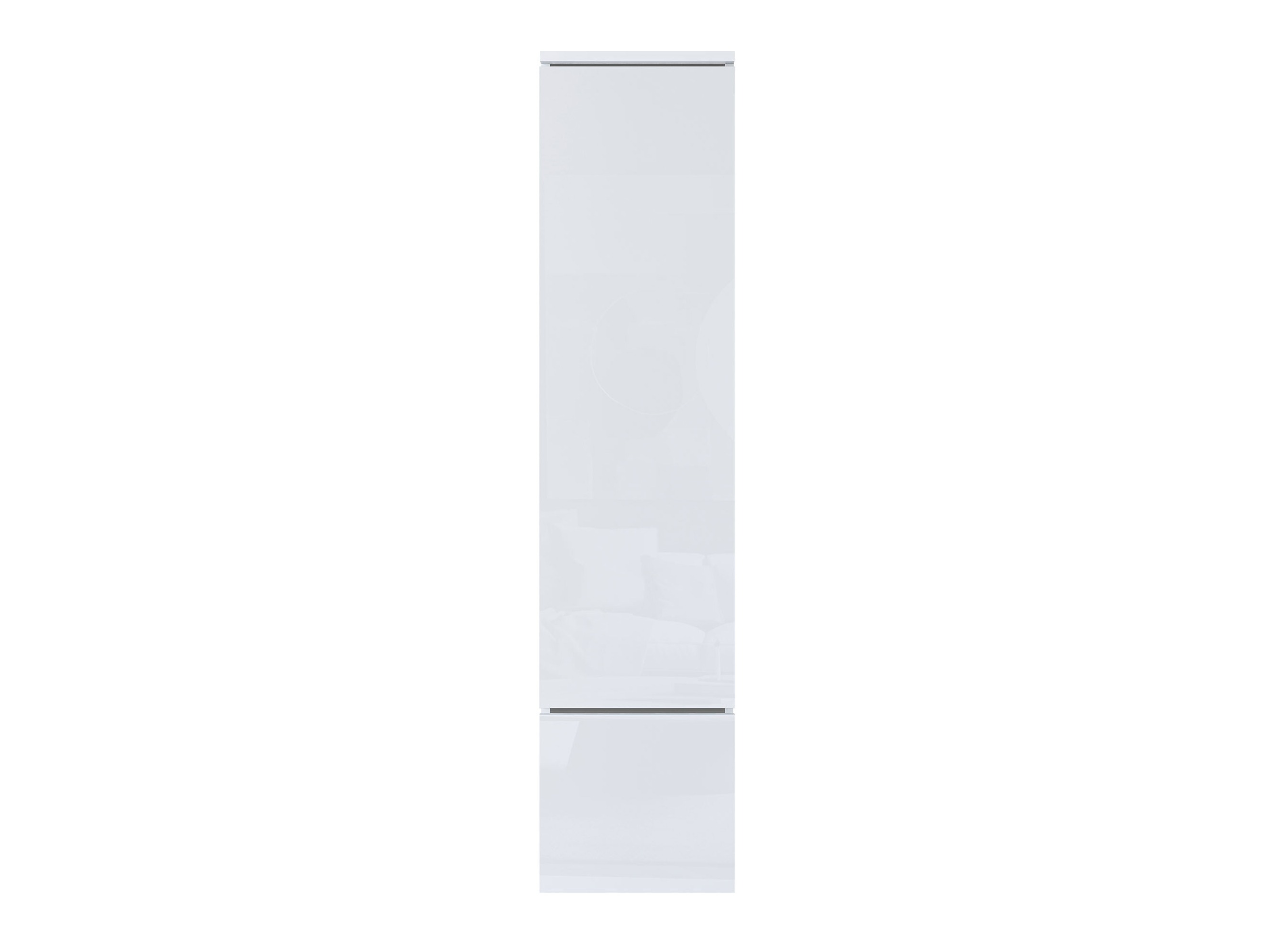 Scaffale Mirfivo 108 (Bianco + Bianco lucido)