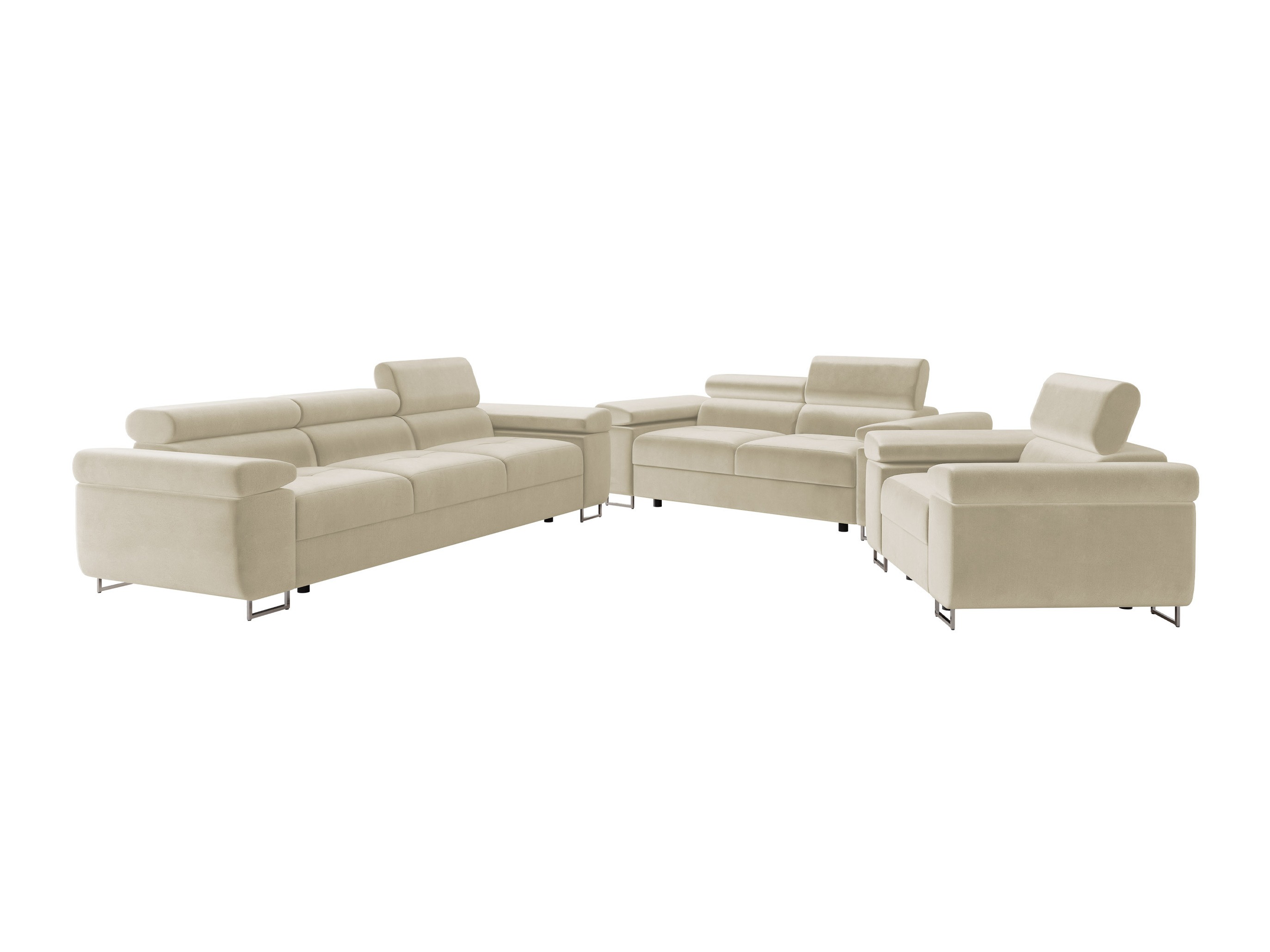 Set mobili imbottiti Comfivo Vinetum (Polo 872)