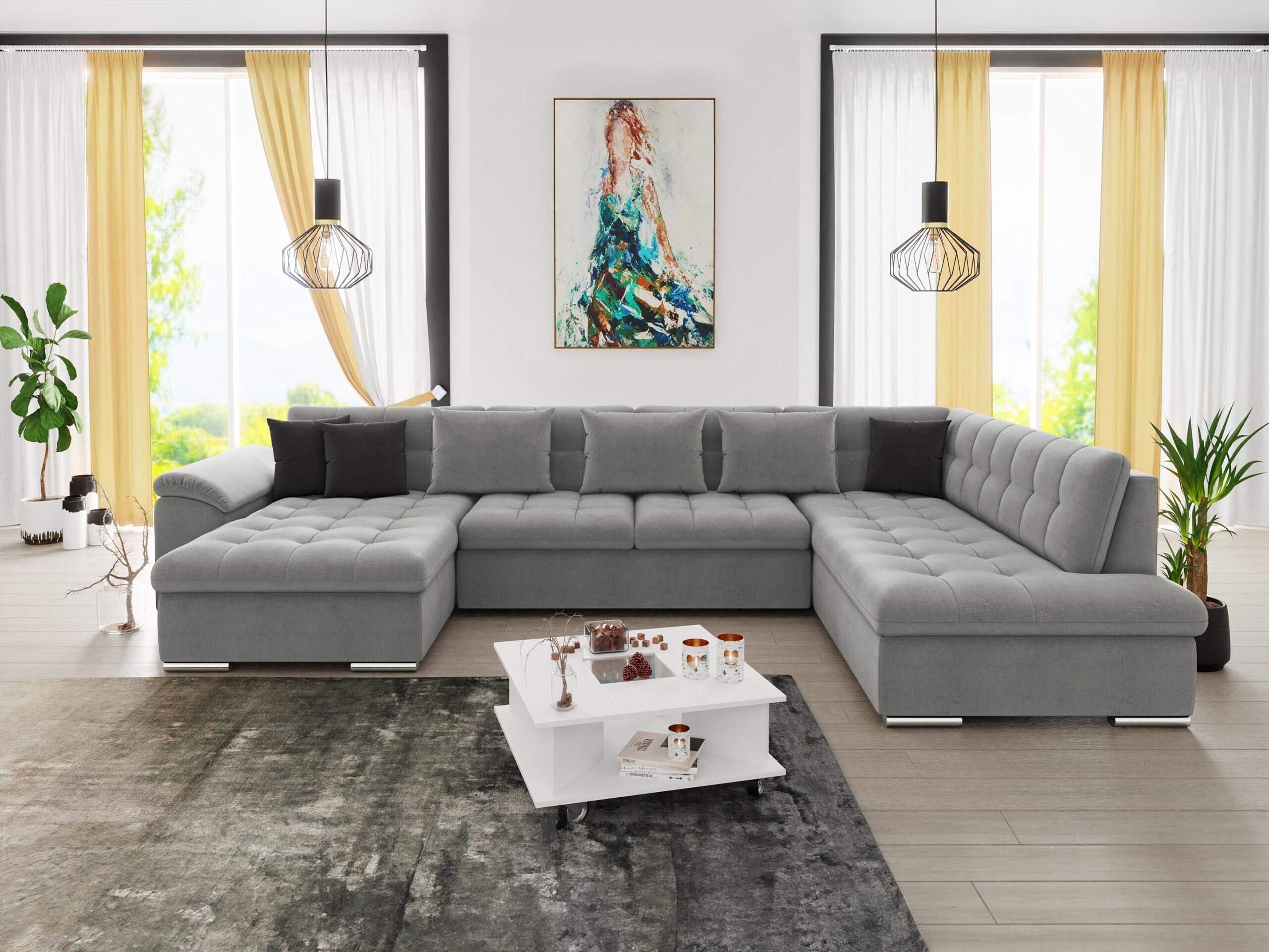 Divano angolare Comfivo Gemma IV (Polo 894 + Polo 897)
