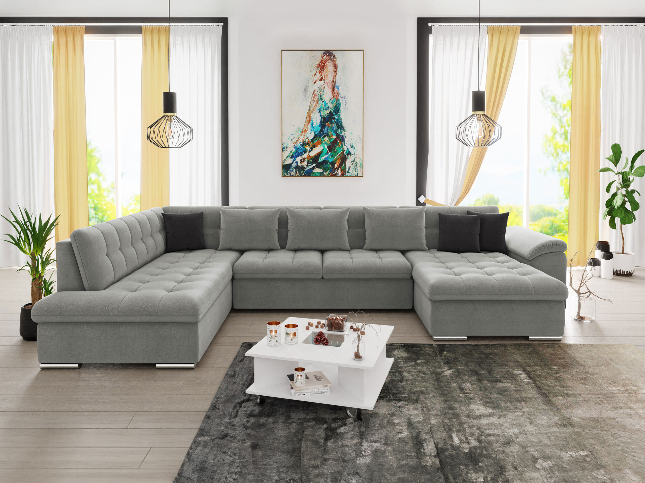 Divano angolare Comfivo Gemma IV (Polo 894 + Polo 897)