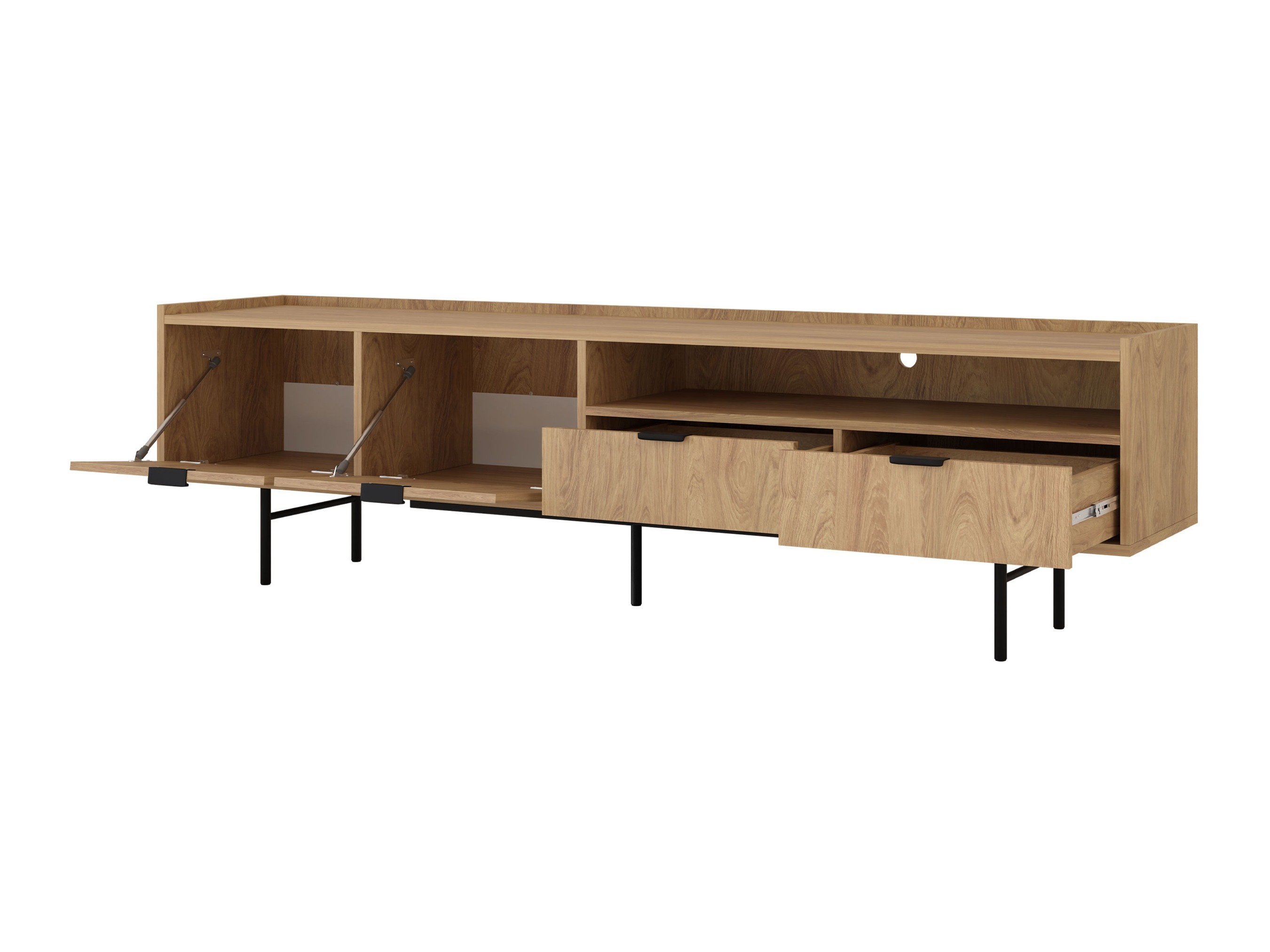 Mobile porta TV Floelbe 105 (Quercia)