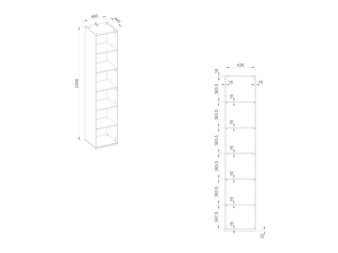 Scaffale Sermavi 103