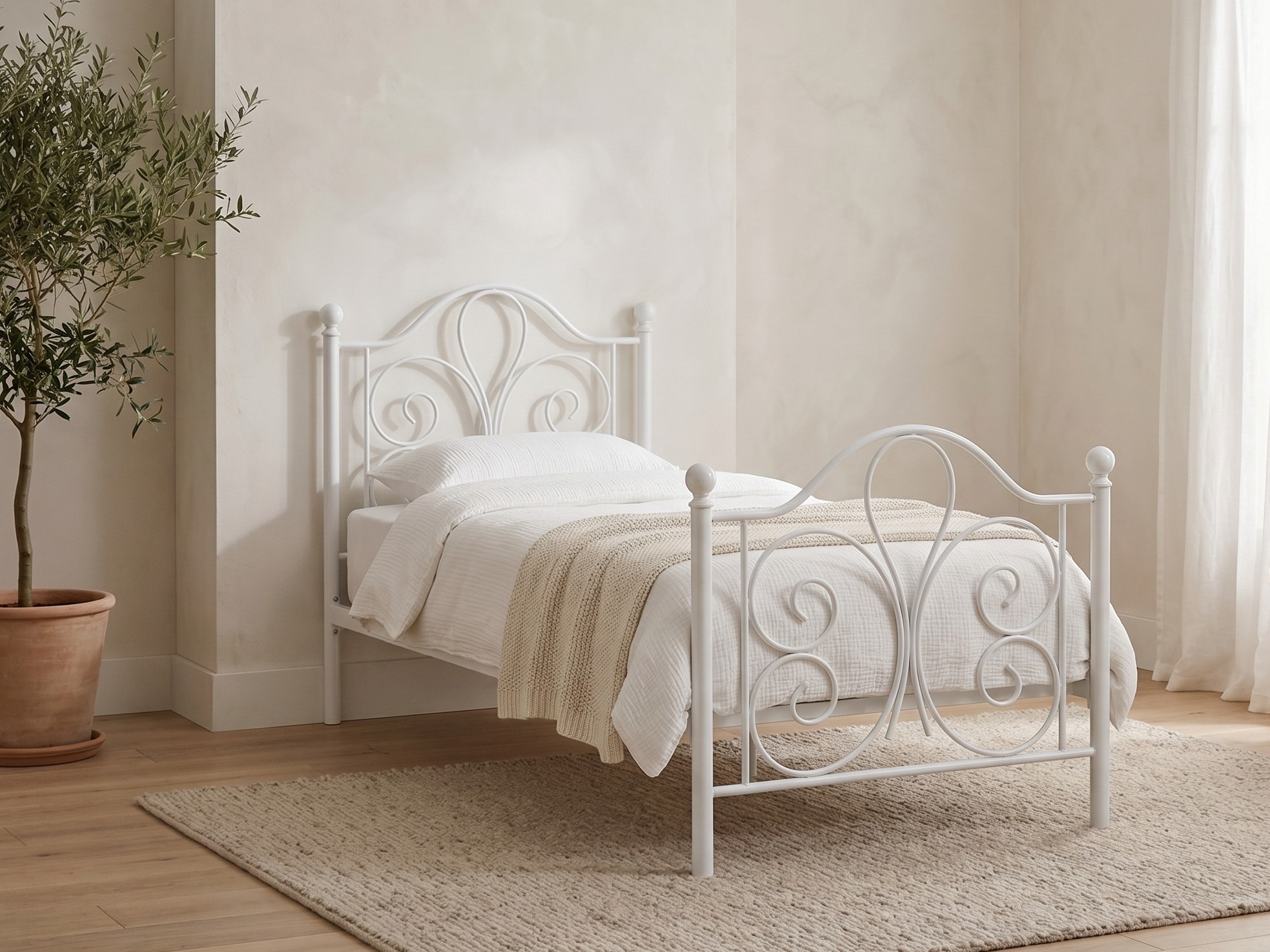 Letto Houston 1355 (Bianco)