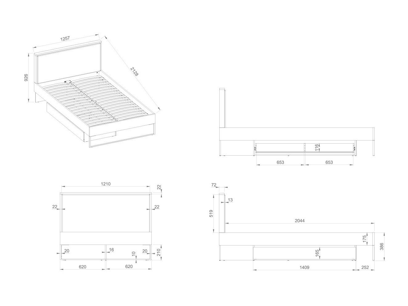 Letto Sermavi 131