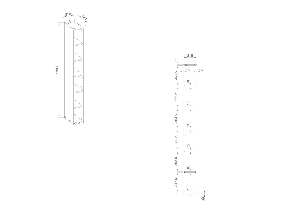 Scaffale Sermavi 129