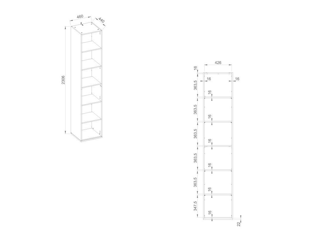 Scaffale Sermavi 130