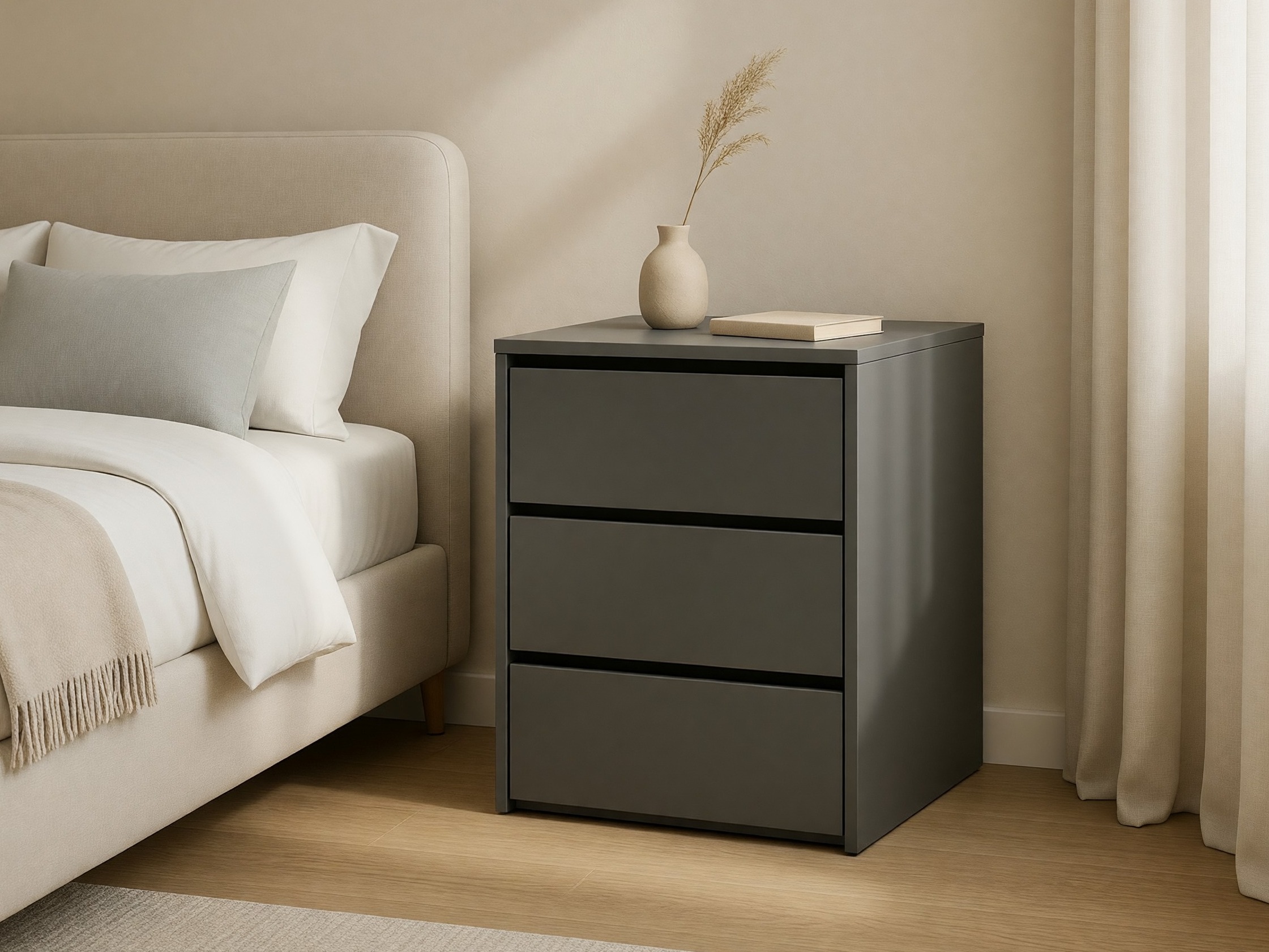Comodino Cirdelu 113 (Grigio)