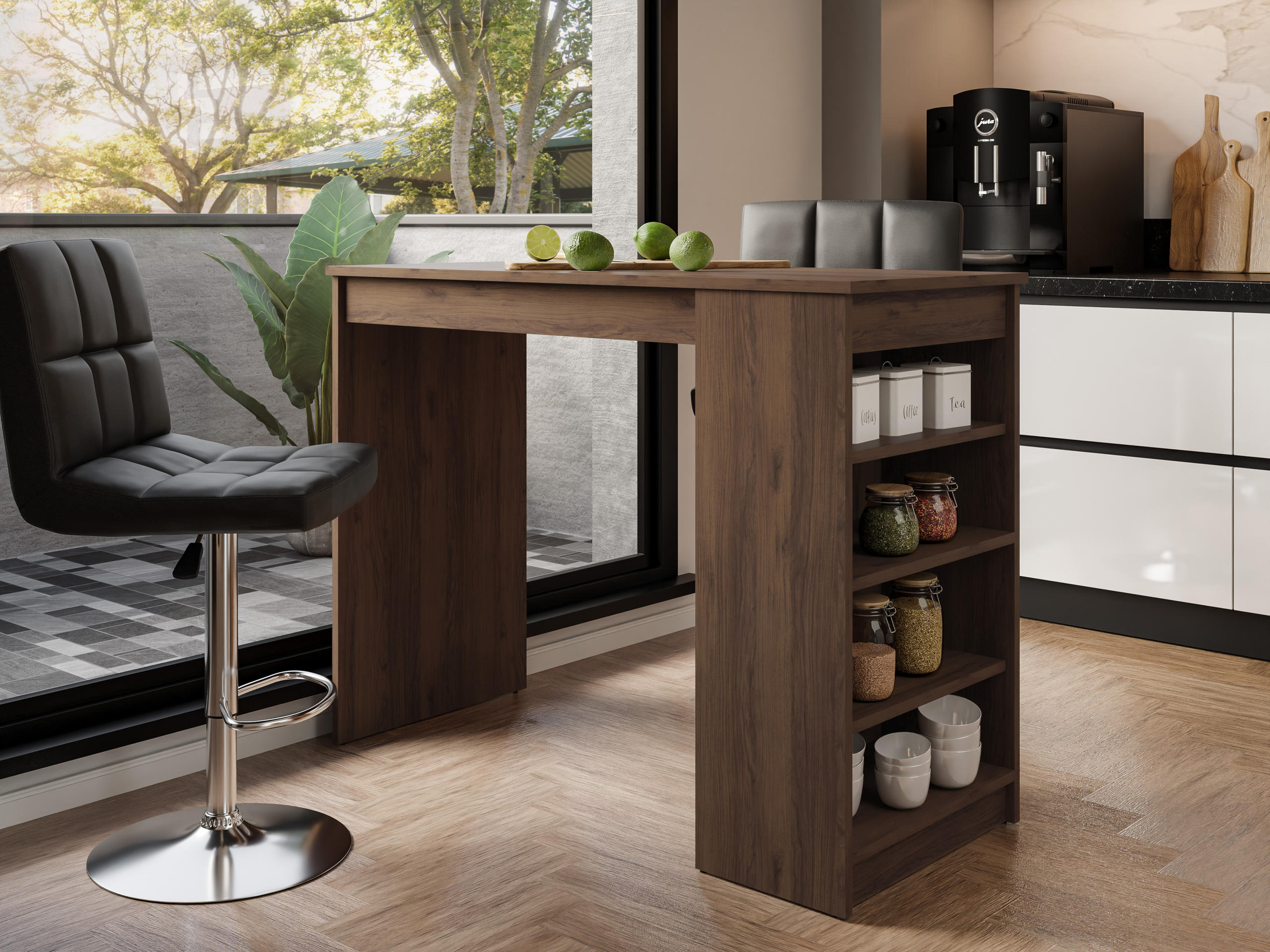 Tavolo da bar Comfivo Cedrus (Noce)