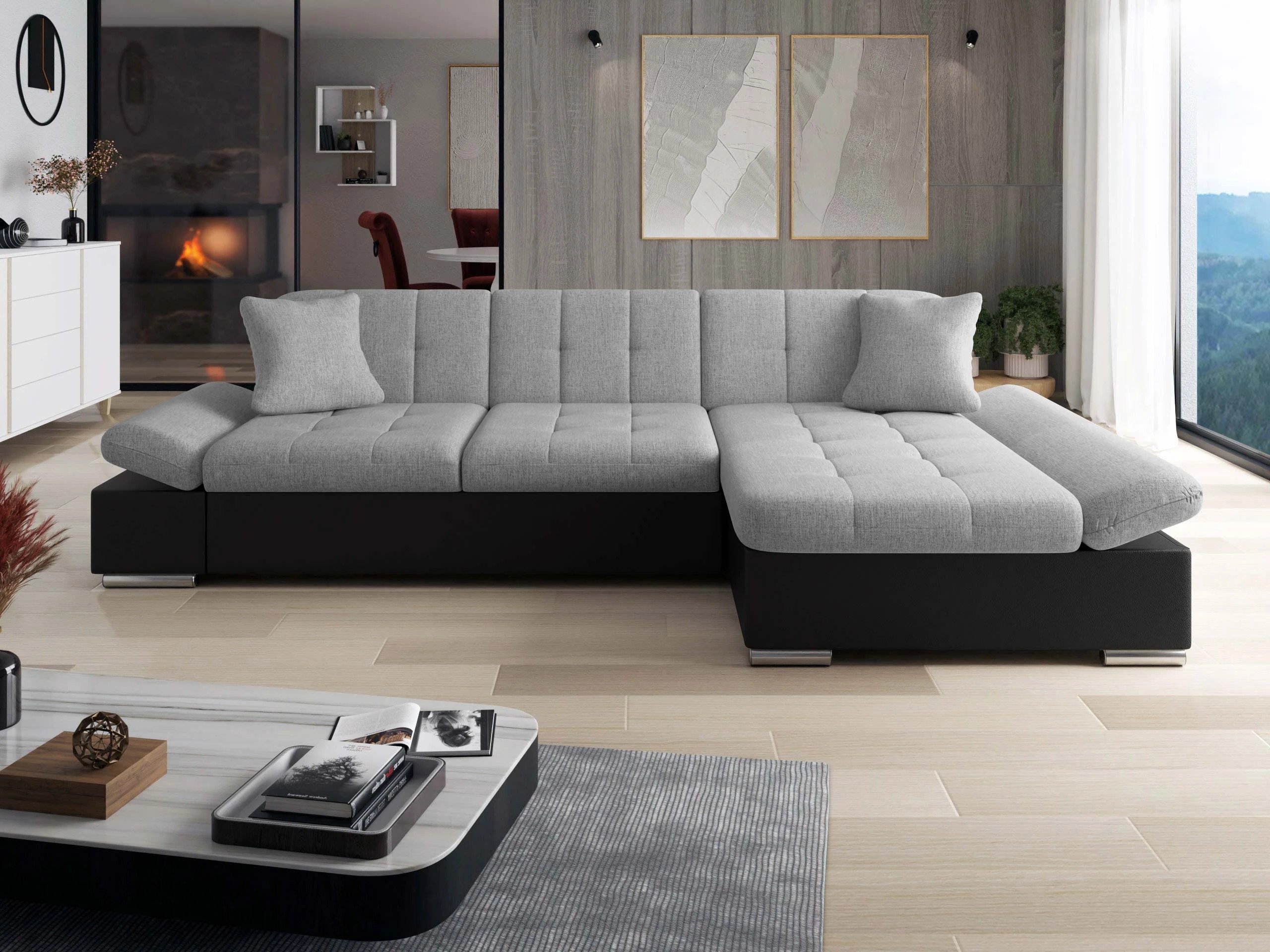 Divano angolare Comfivo Sanitas I (Soft 011 + Soul 17)