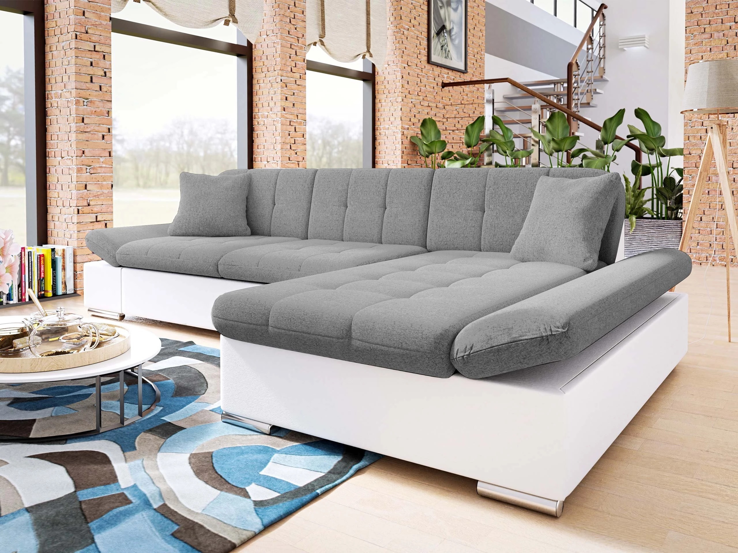 Divano angolare Comfivo Sanitas I (Soft 017 + Soul 17)
