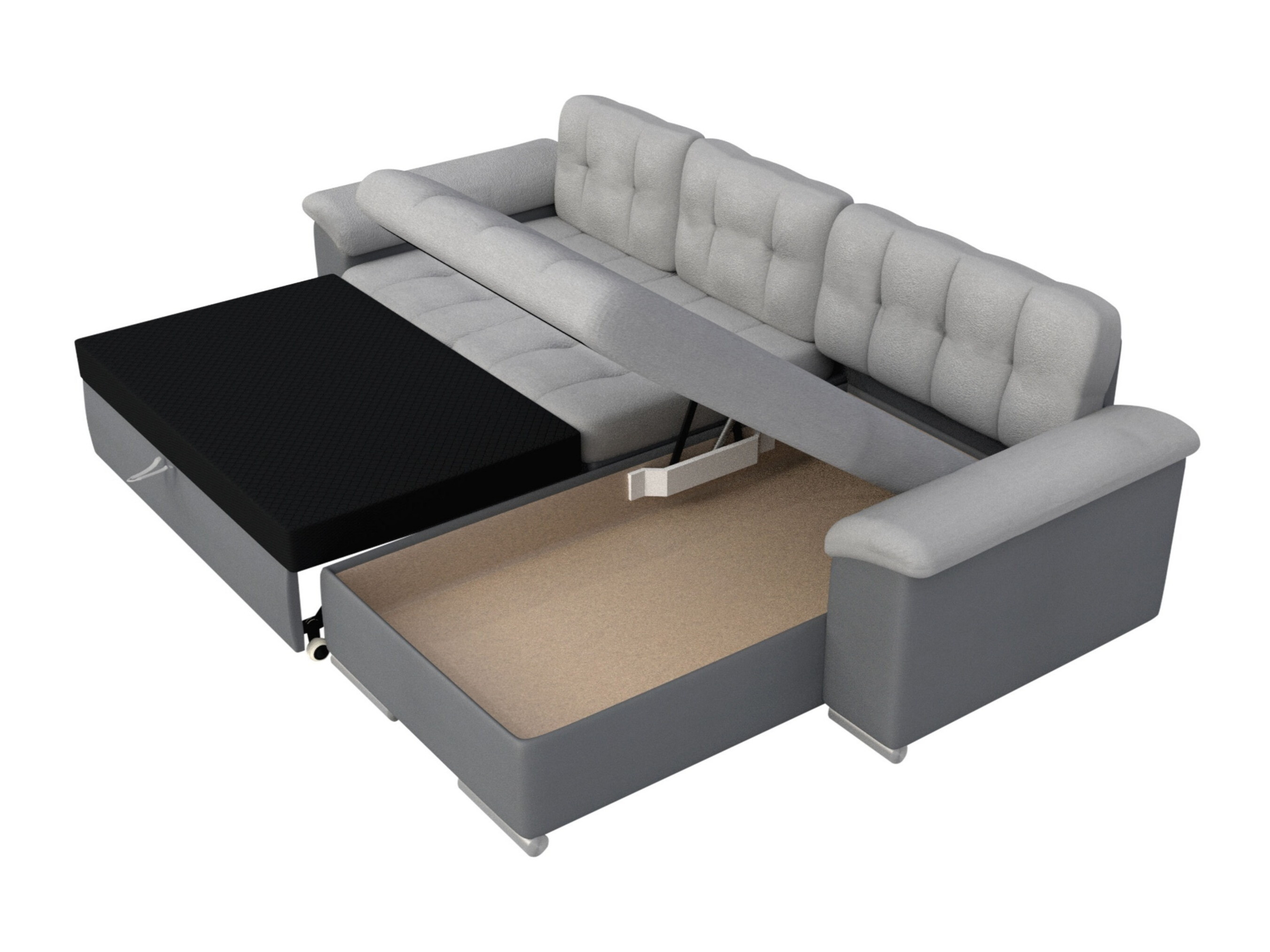 Divano angolare Comfivo Mica (Soft 011 + Lawa 05)