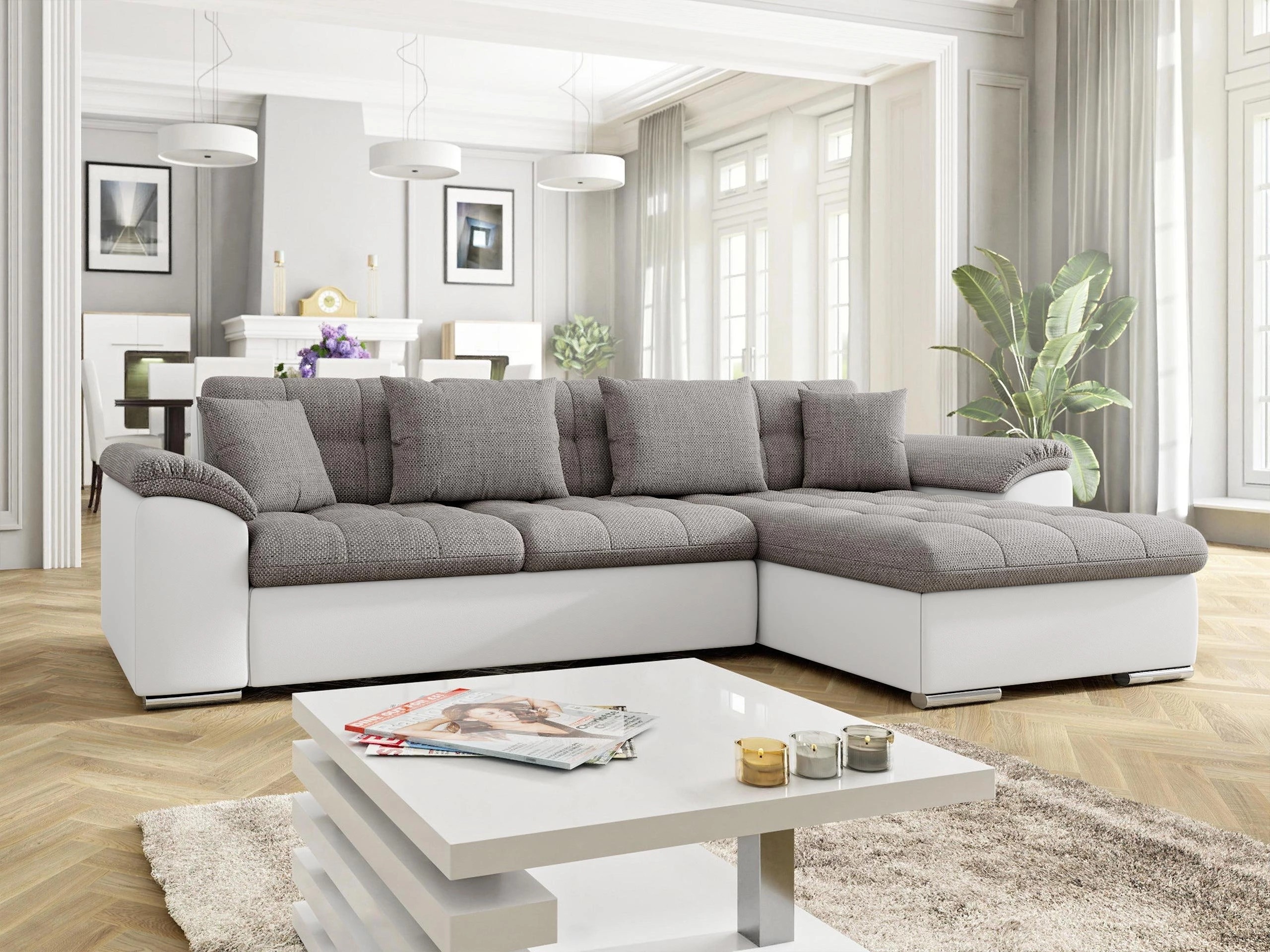 Divano angolare Comfivo Mica (Soft 017 + Lawa 05)