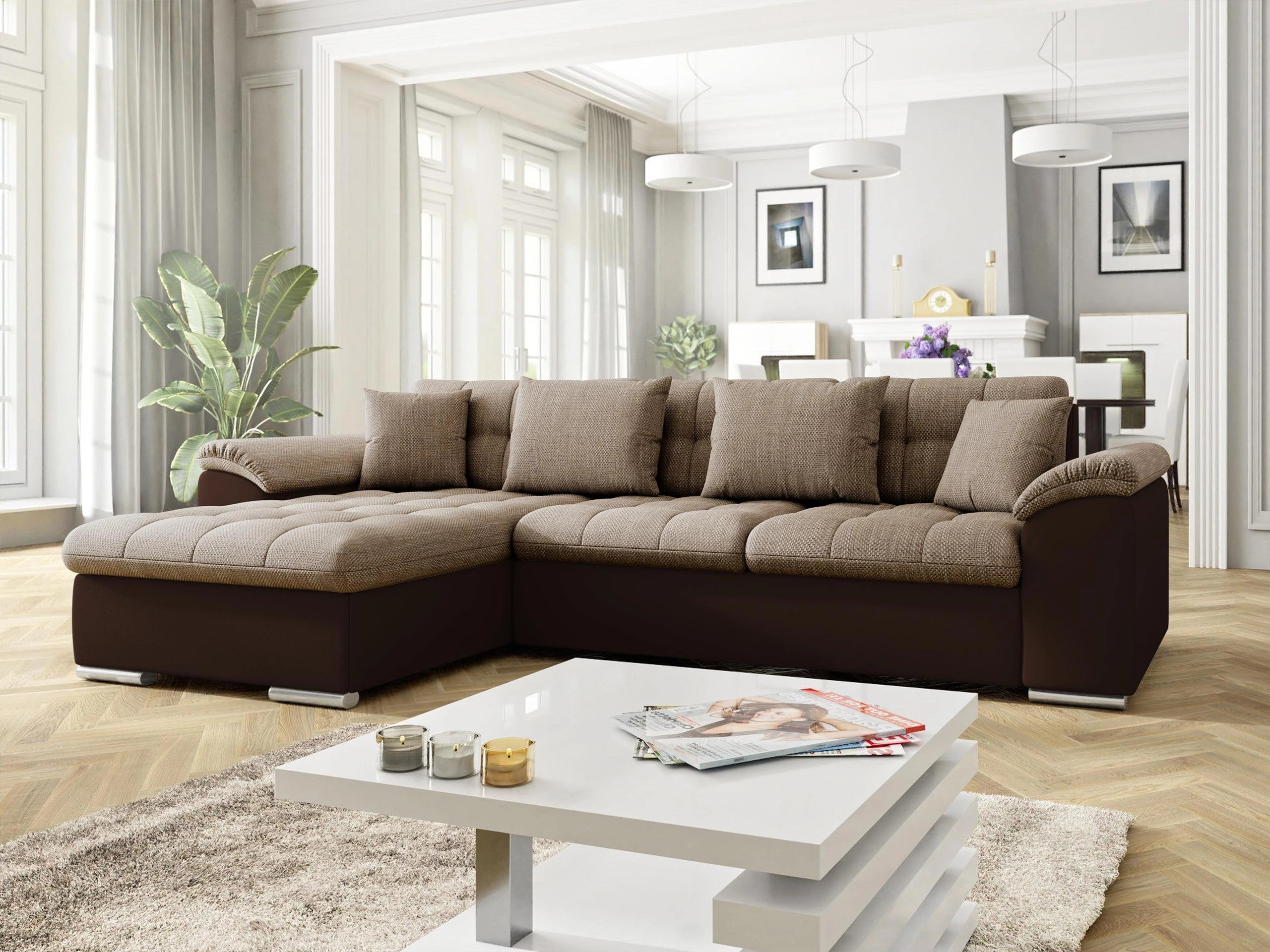 Divano angolare Comfivo Mica (Soft 066 + Lawa 02)