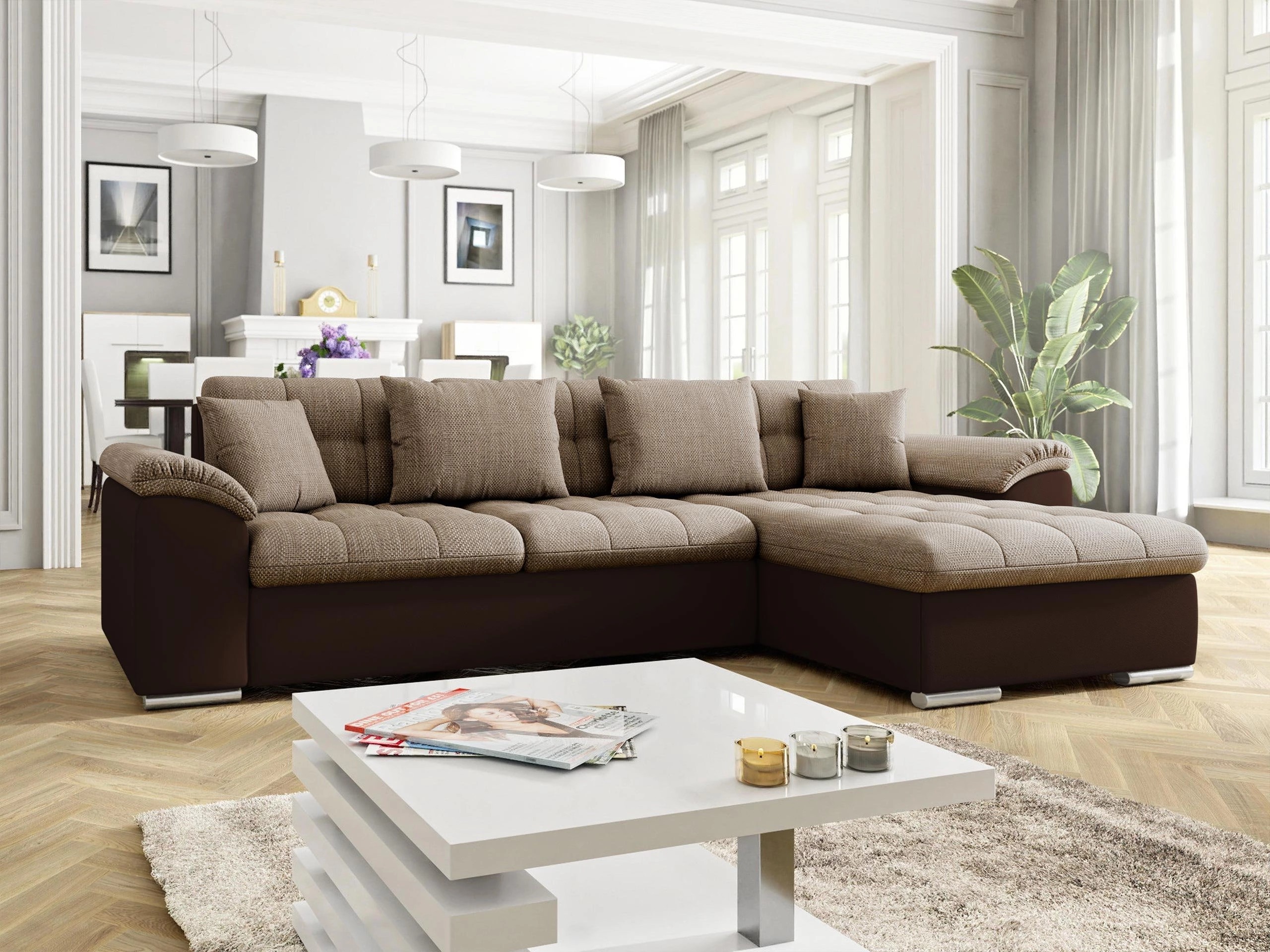 Divano angolare Comfivo Mica (Soft 066 + Lawa 02)